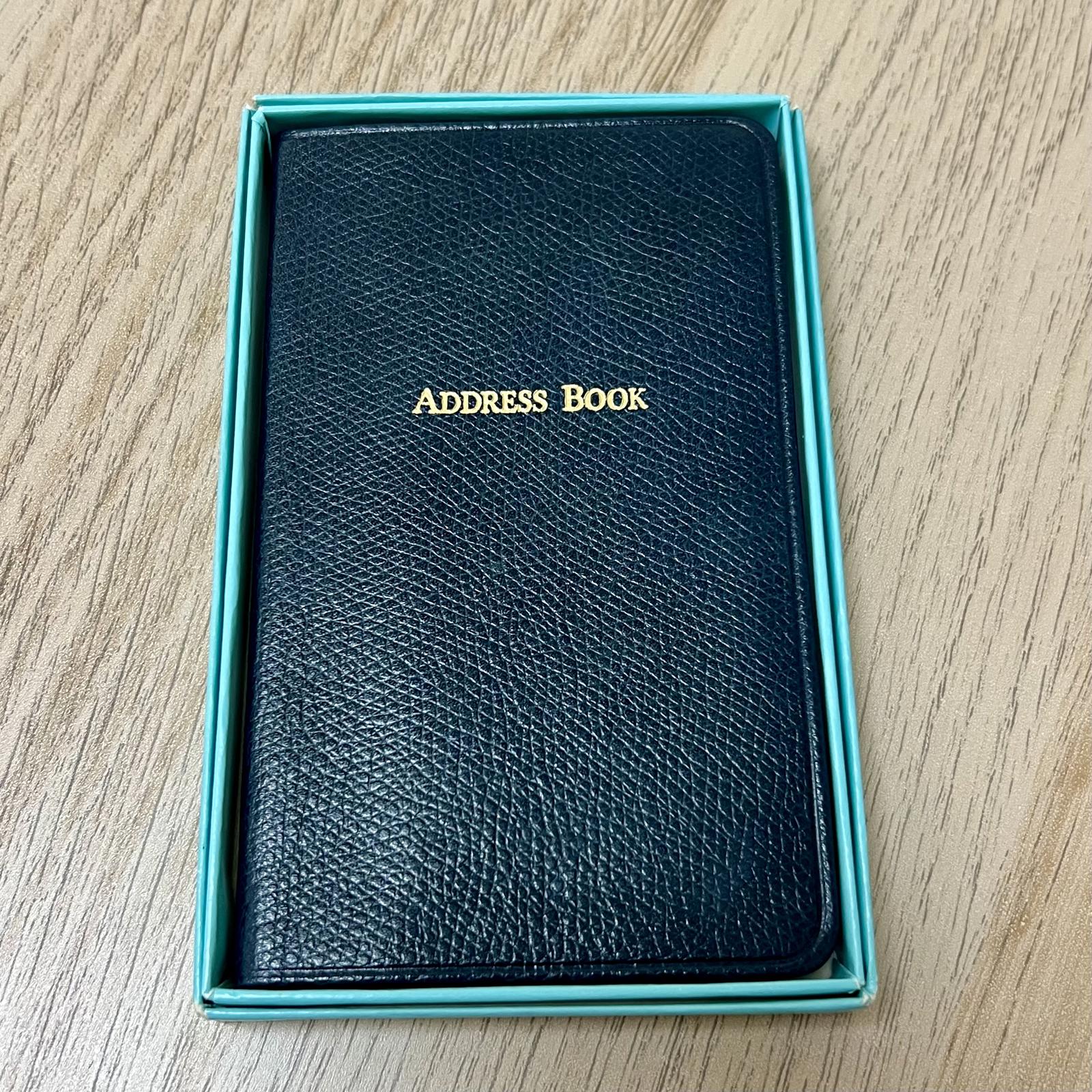 Vintage Tiffany & Co. Leather Address Book