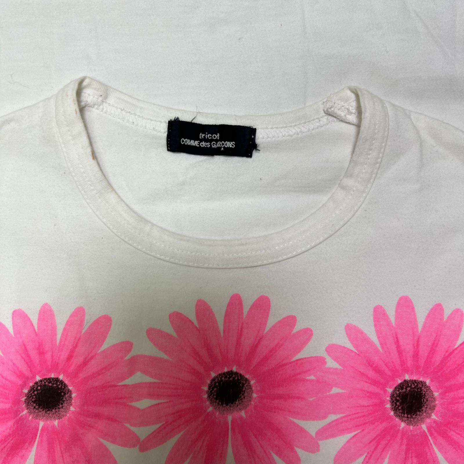 tricot COMME des GARCONS Vintage Flower T-shirt