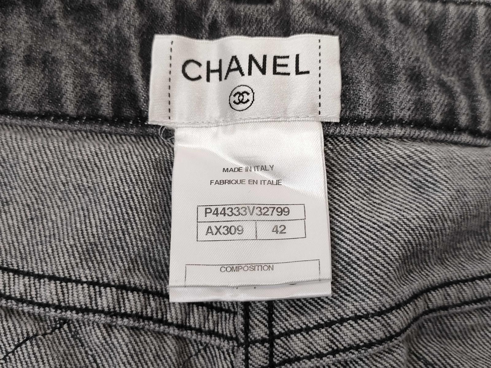 Chanel Matelasse Denim Jeans