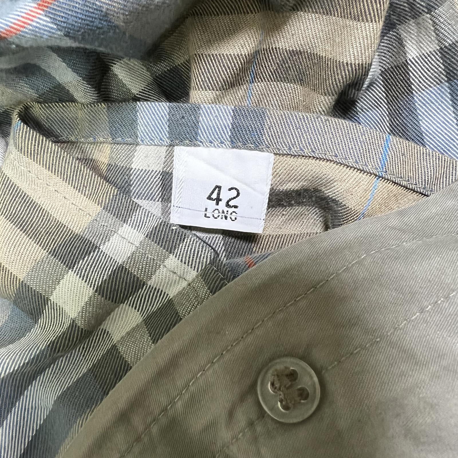 Vintage Burberrys Olive Green Trench Coat