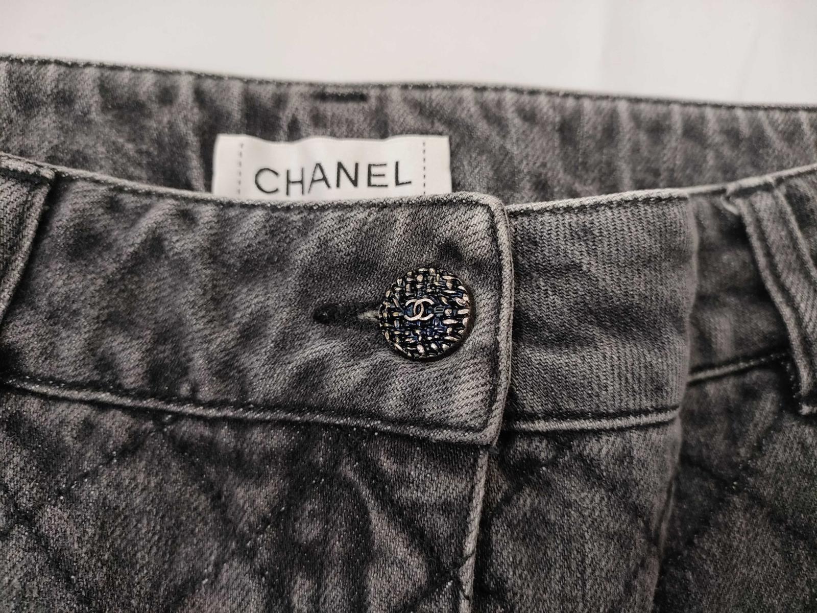 Chanel Matelasse Denim Jeans