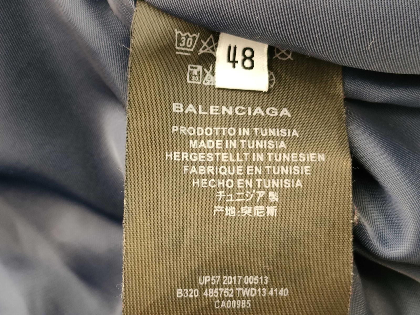 Balenciaga 2017 Navy Blue Flight Jacket