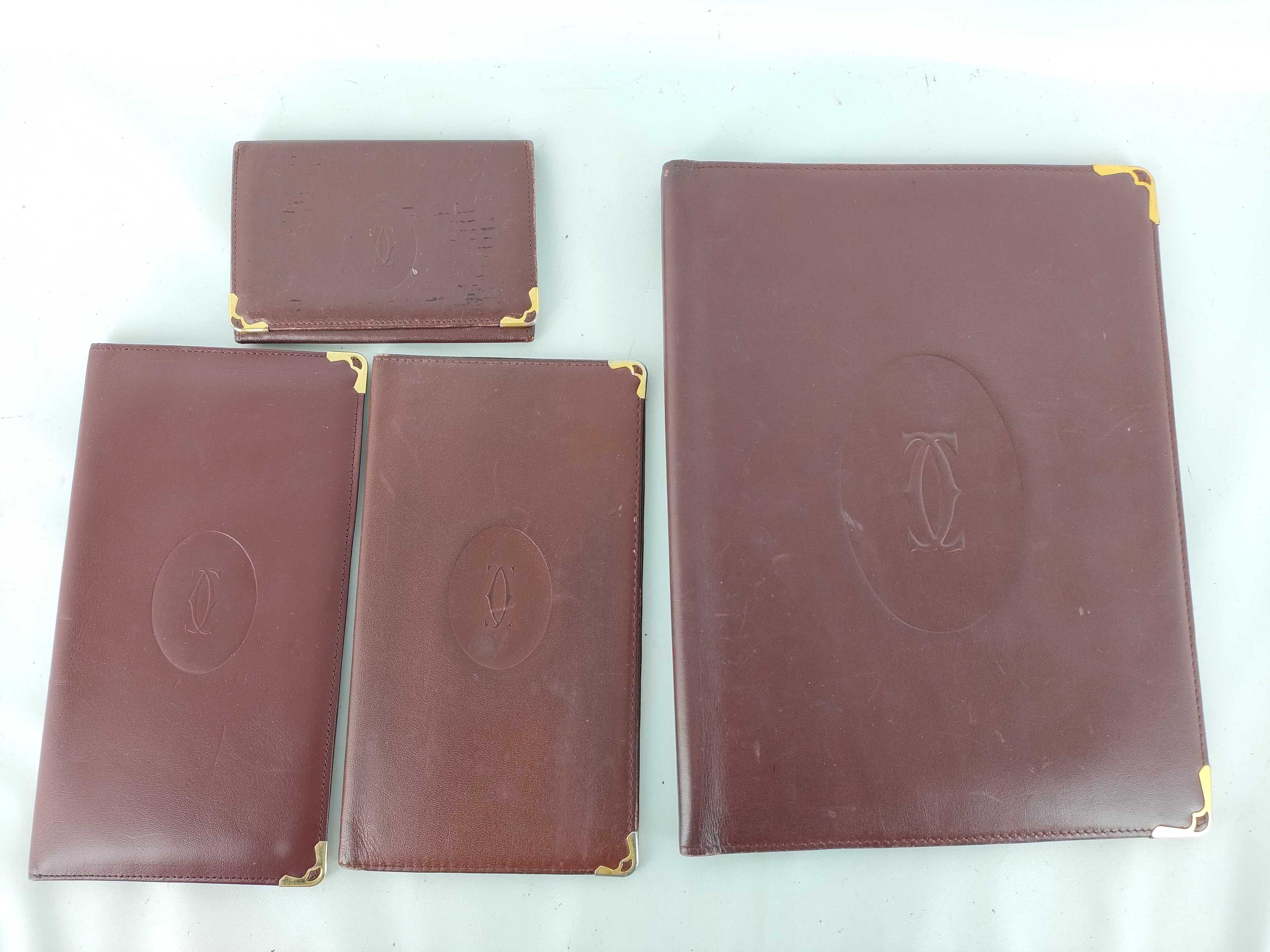 Cartier 4 Piece Wallet Set