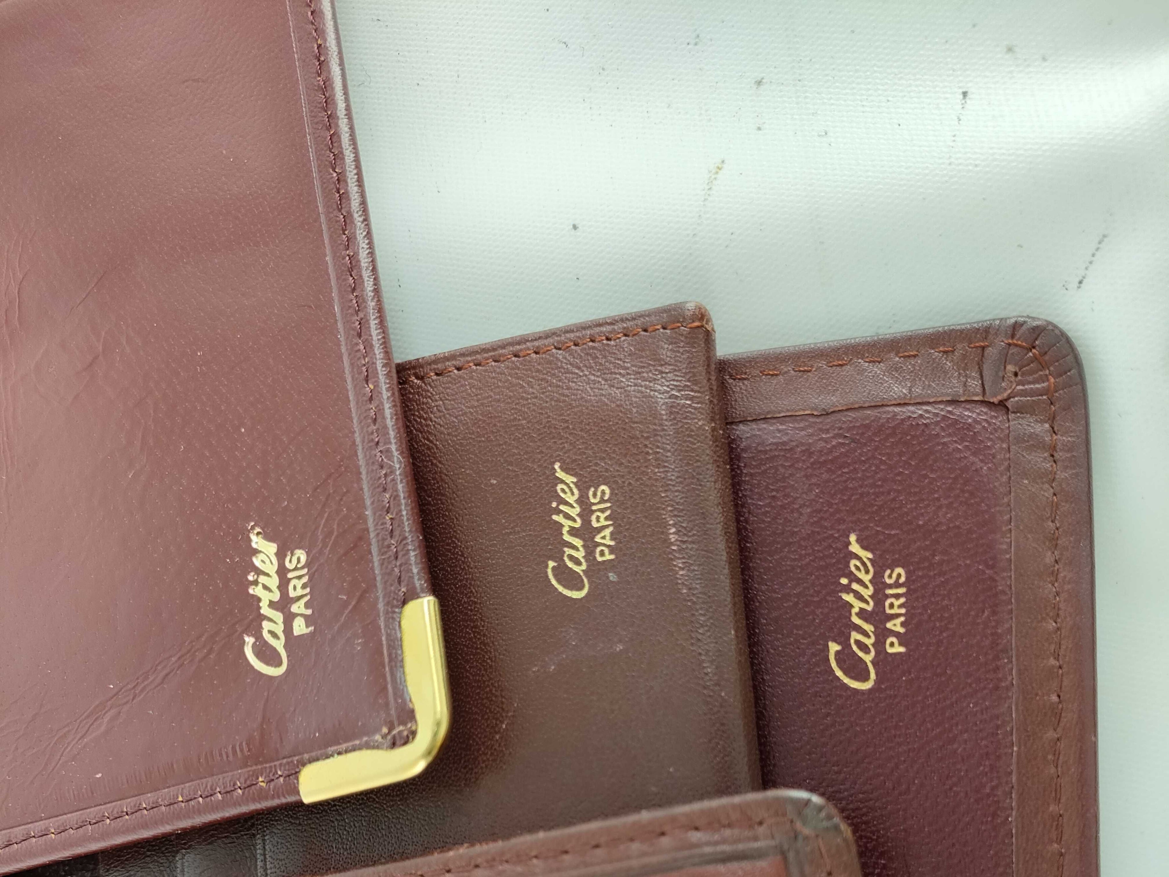 Cartier 4 Piece Wallet Set