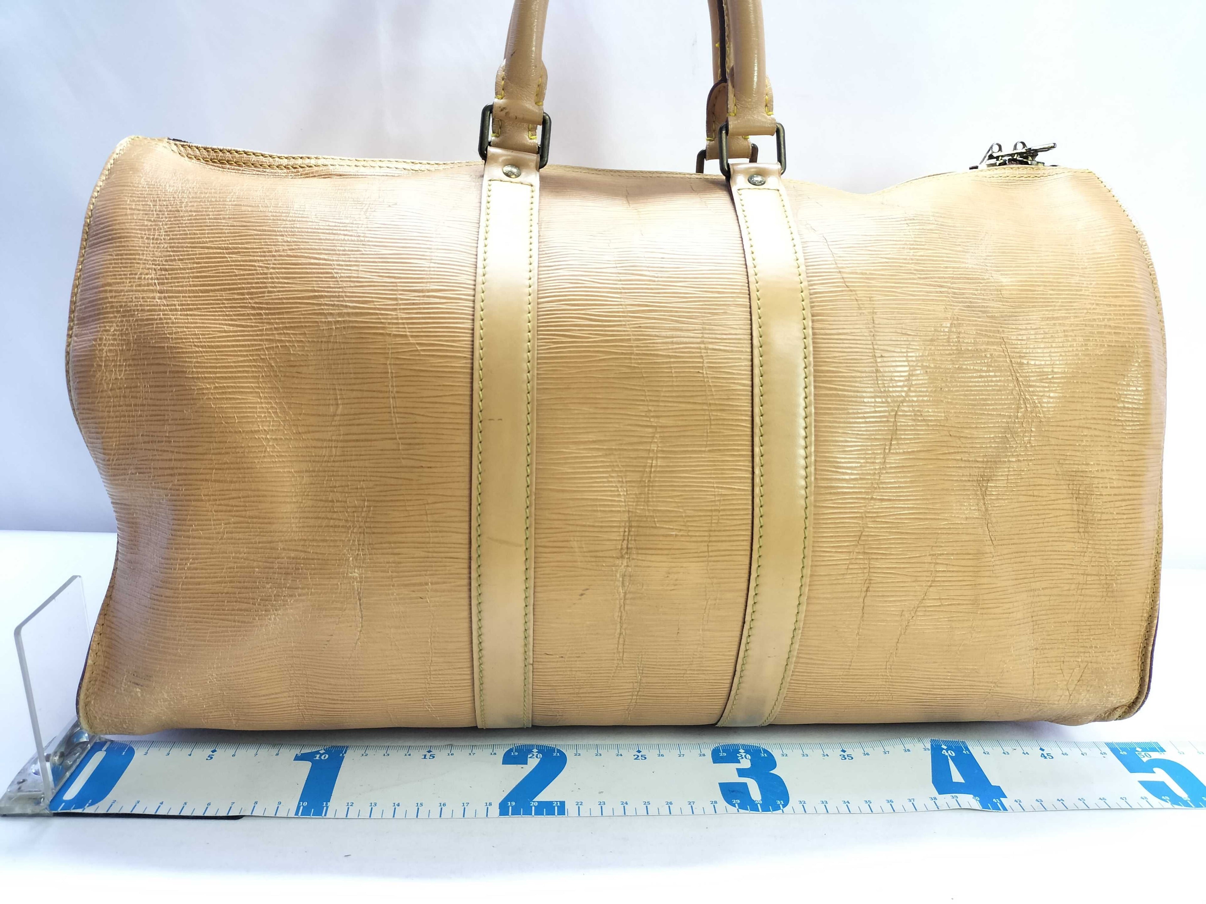 Louis Vuitton Epi Keepall 45 Duffel Bag