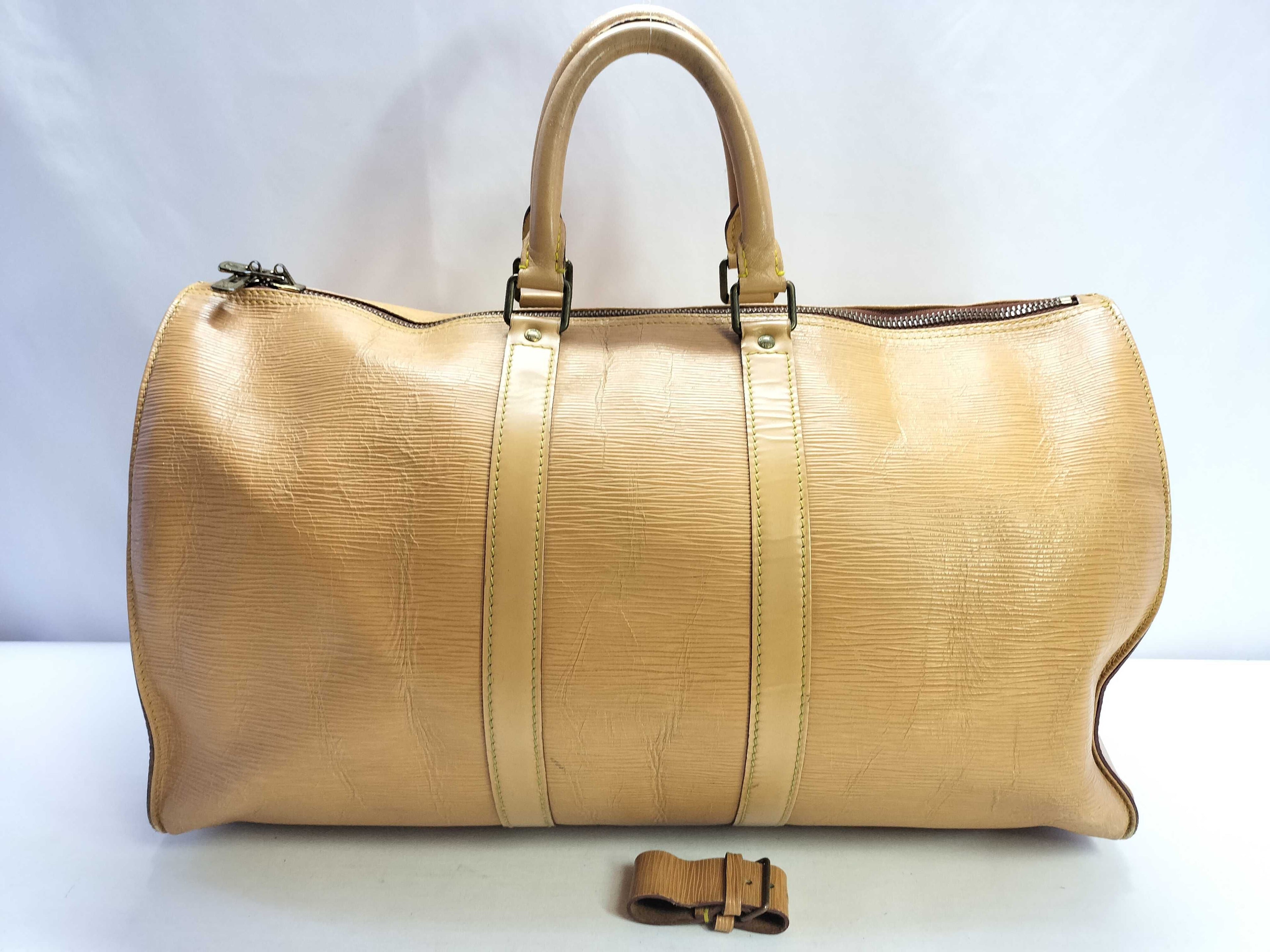 Louis Vuitton Epi Keepall 45 Duffel Bag