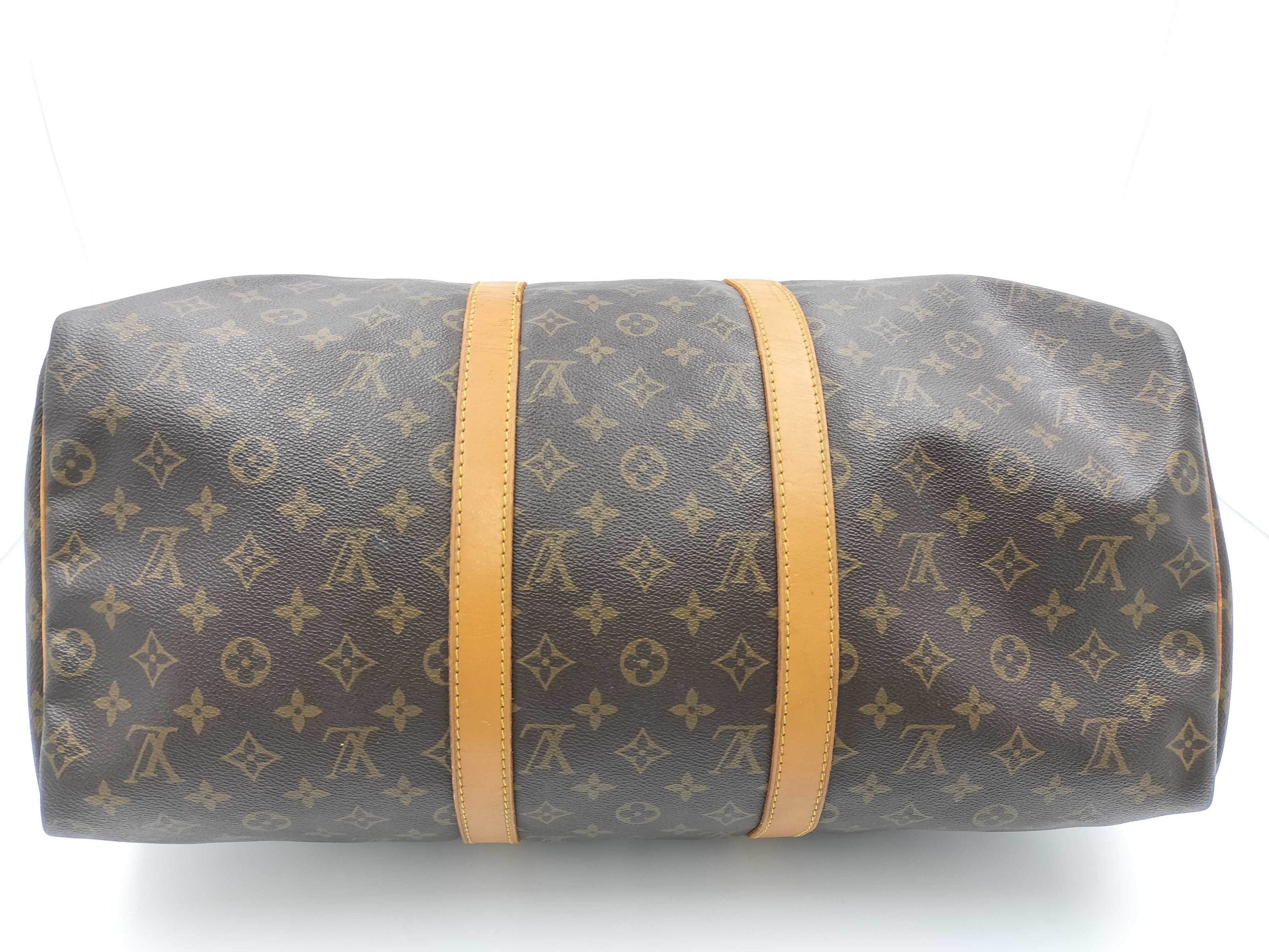 Louis Vuitton Monogram Keepall 55 Duffel Bag