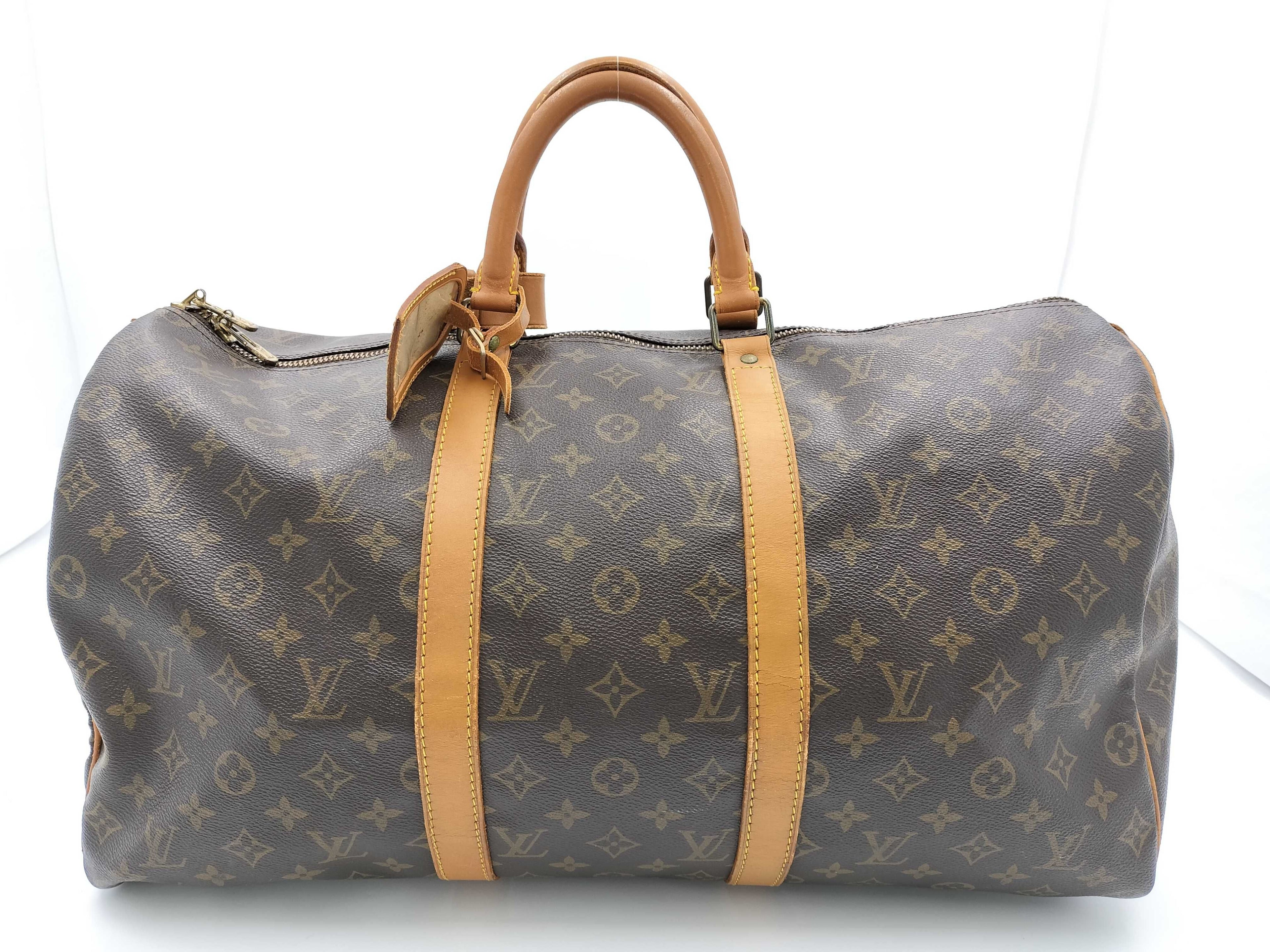 Louis Vuitton Monogram Keepall 55 Duffel Bag