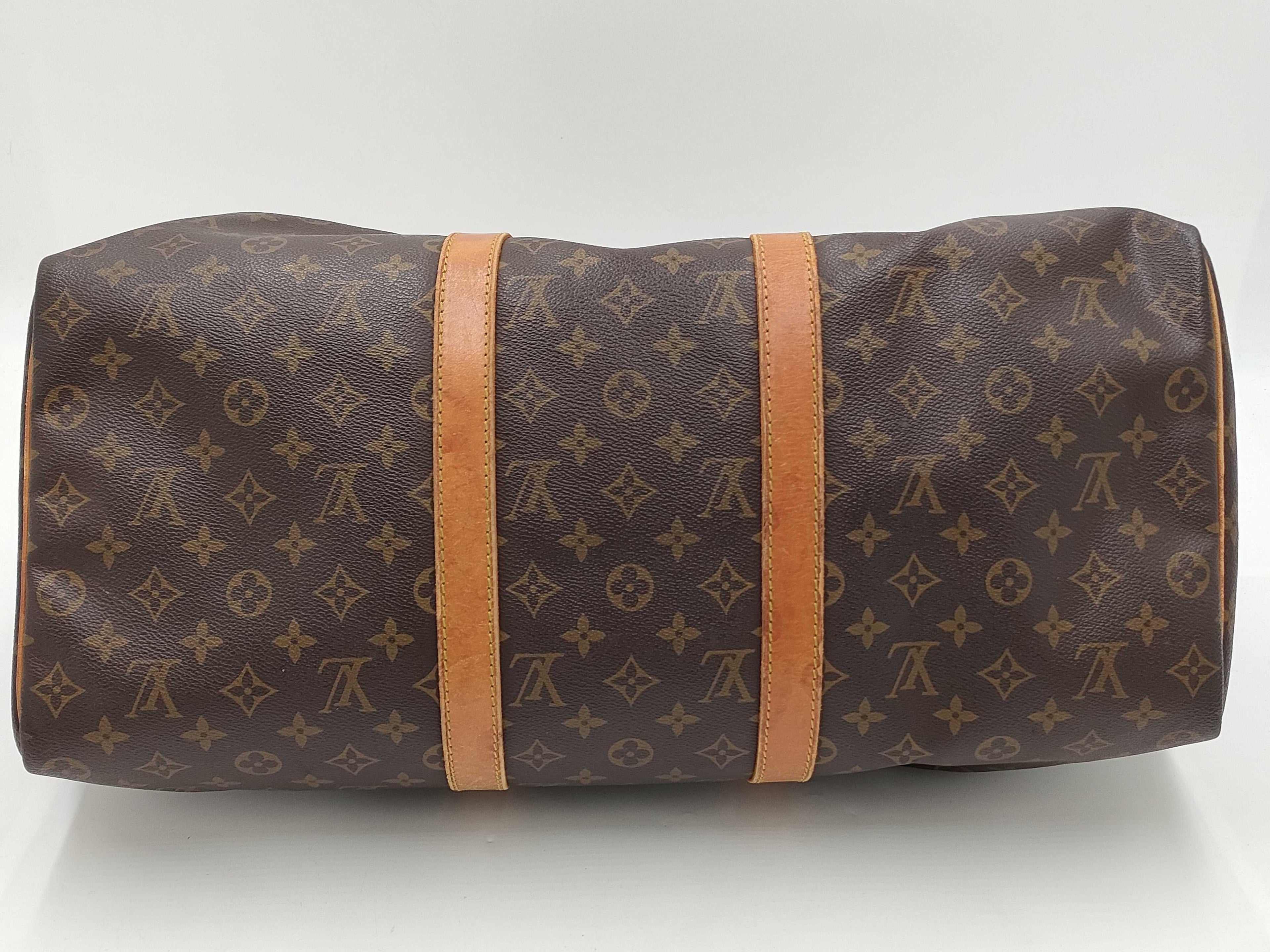 Louis Vuitton Keepall 50 Monogram Canvas Brown