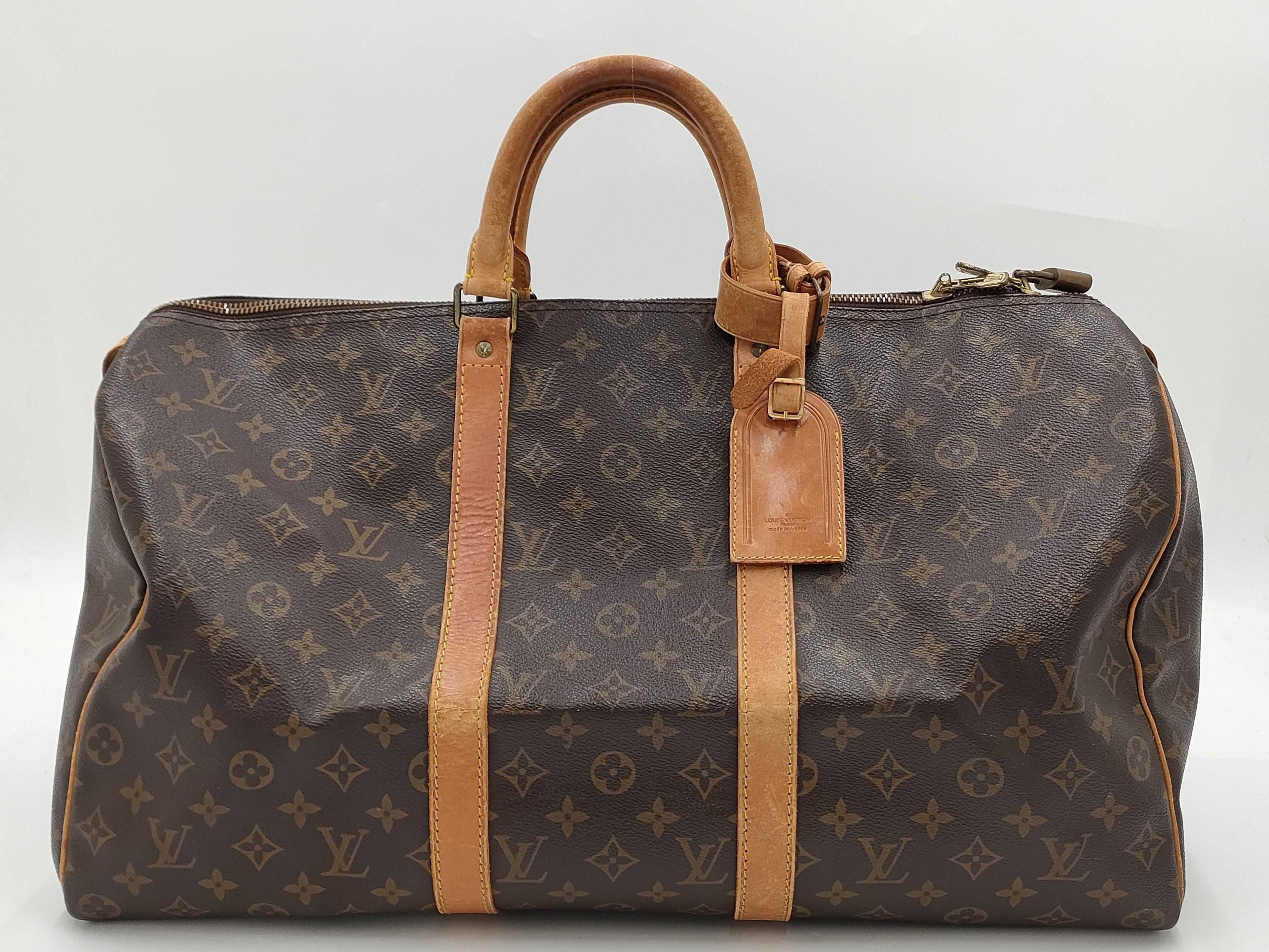 Louis Vuitton Keepall 50 Monogram Canvas Brown