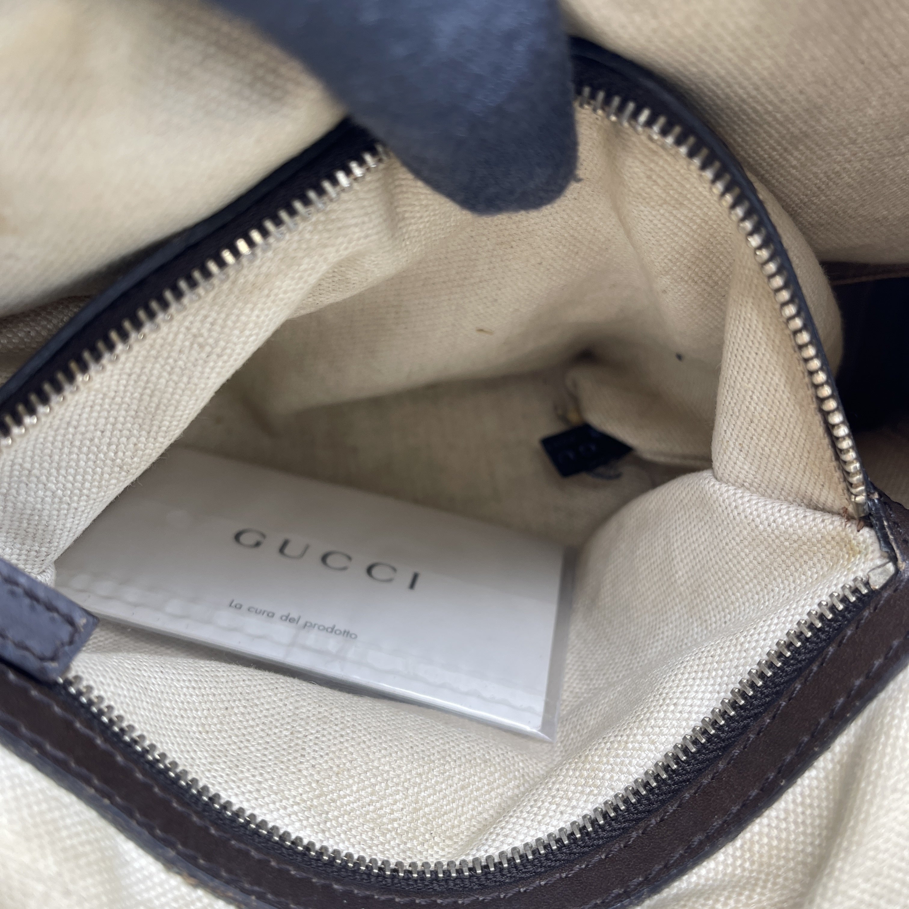 Gucci Canvas Boston Bag