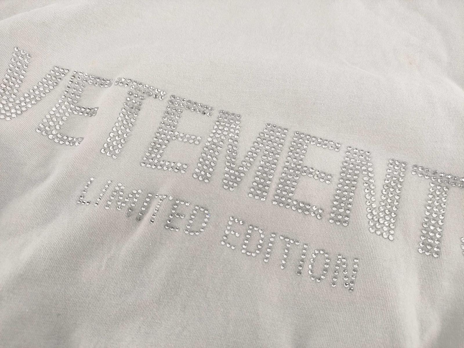 Vetements Rhinestone Oversized T-Shirt