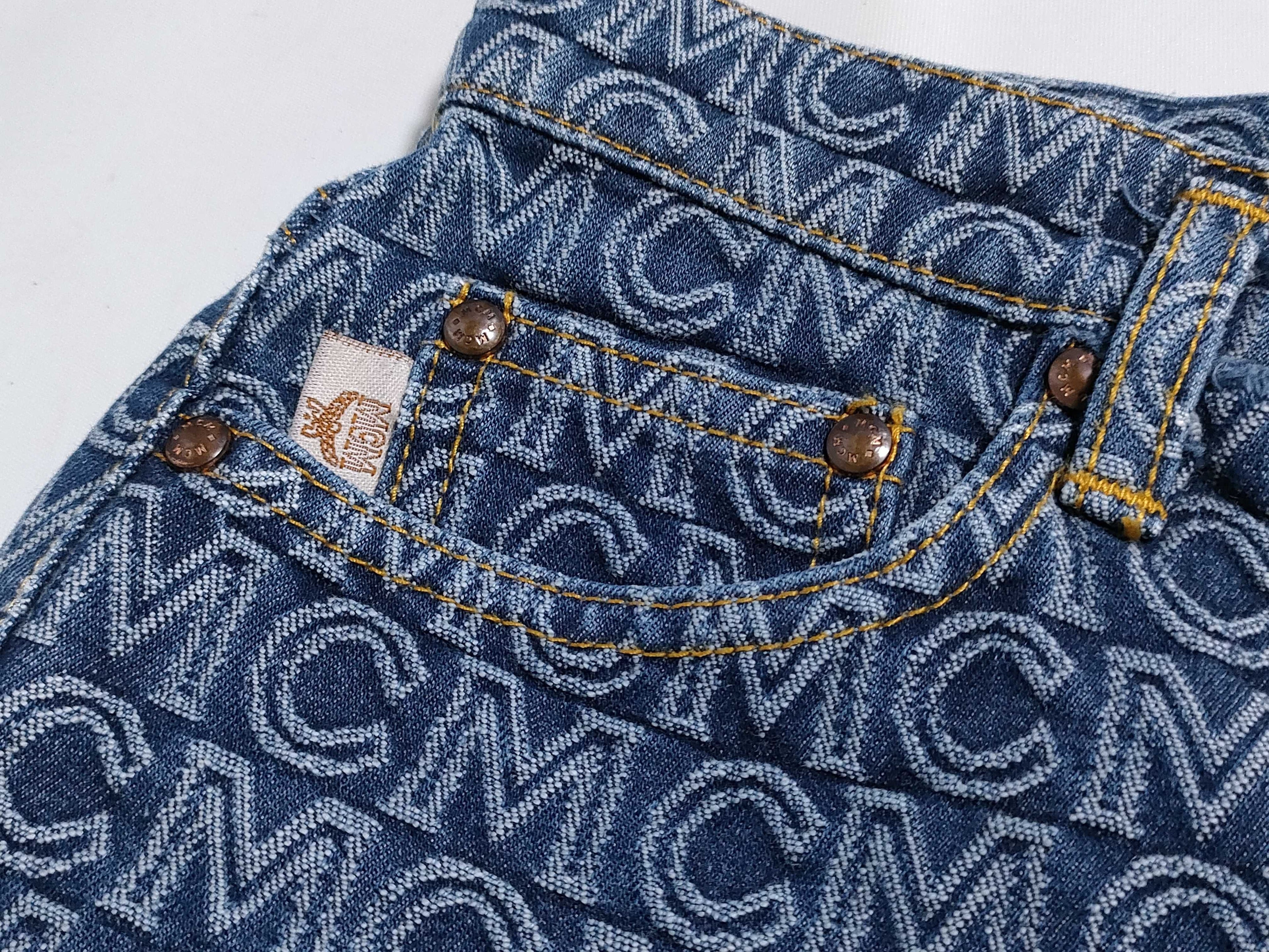 MCM Logo Denim Jeans - Two Pairs