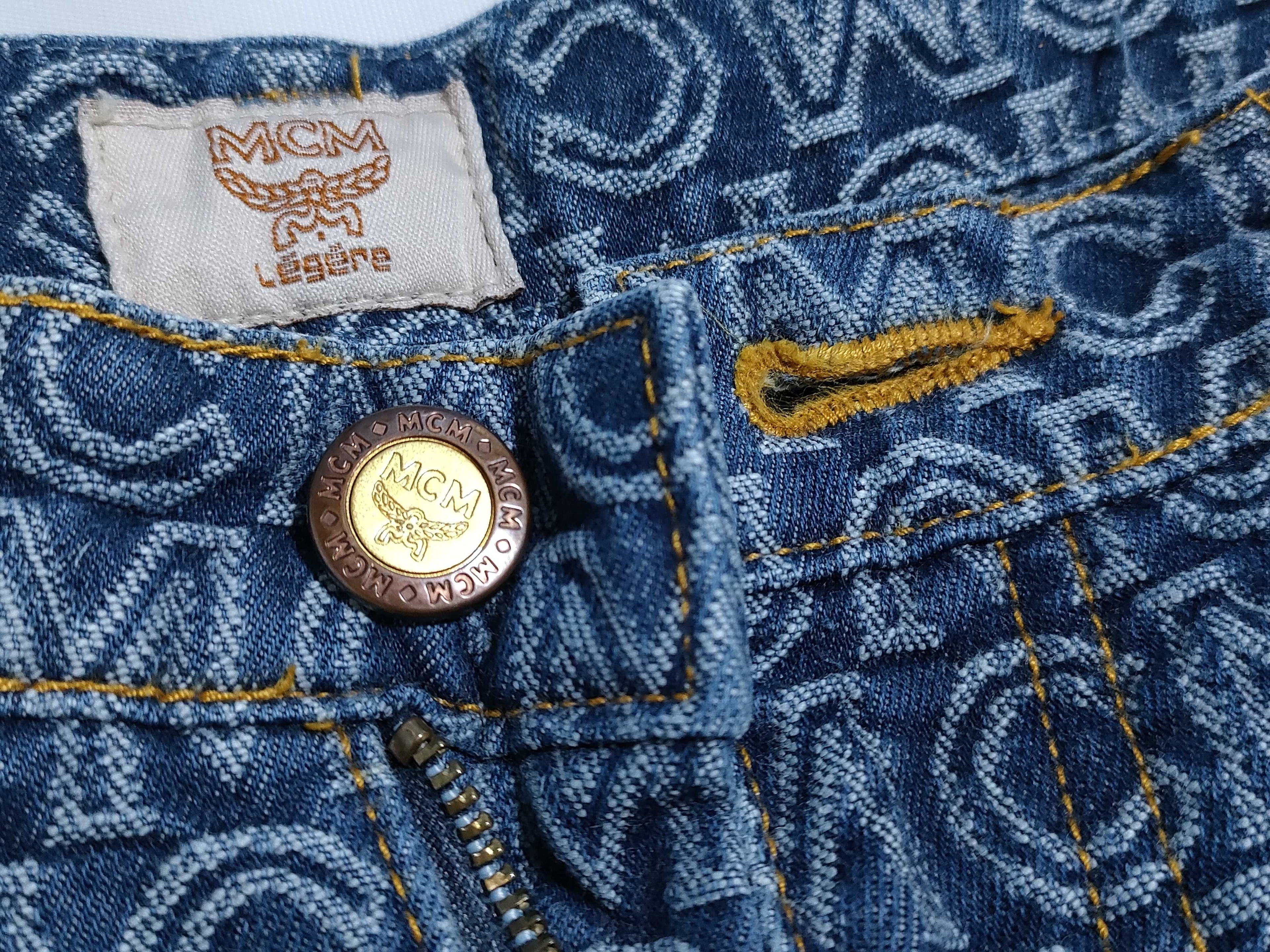 MCM Logo Denim Jeans - Two Pairs