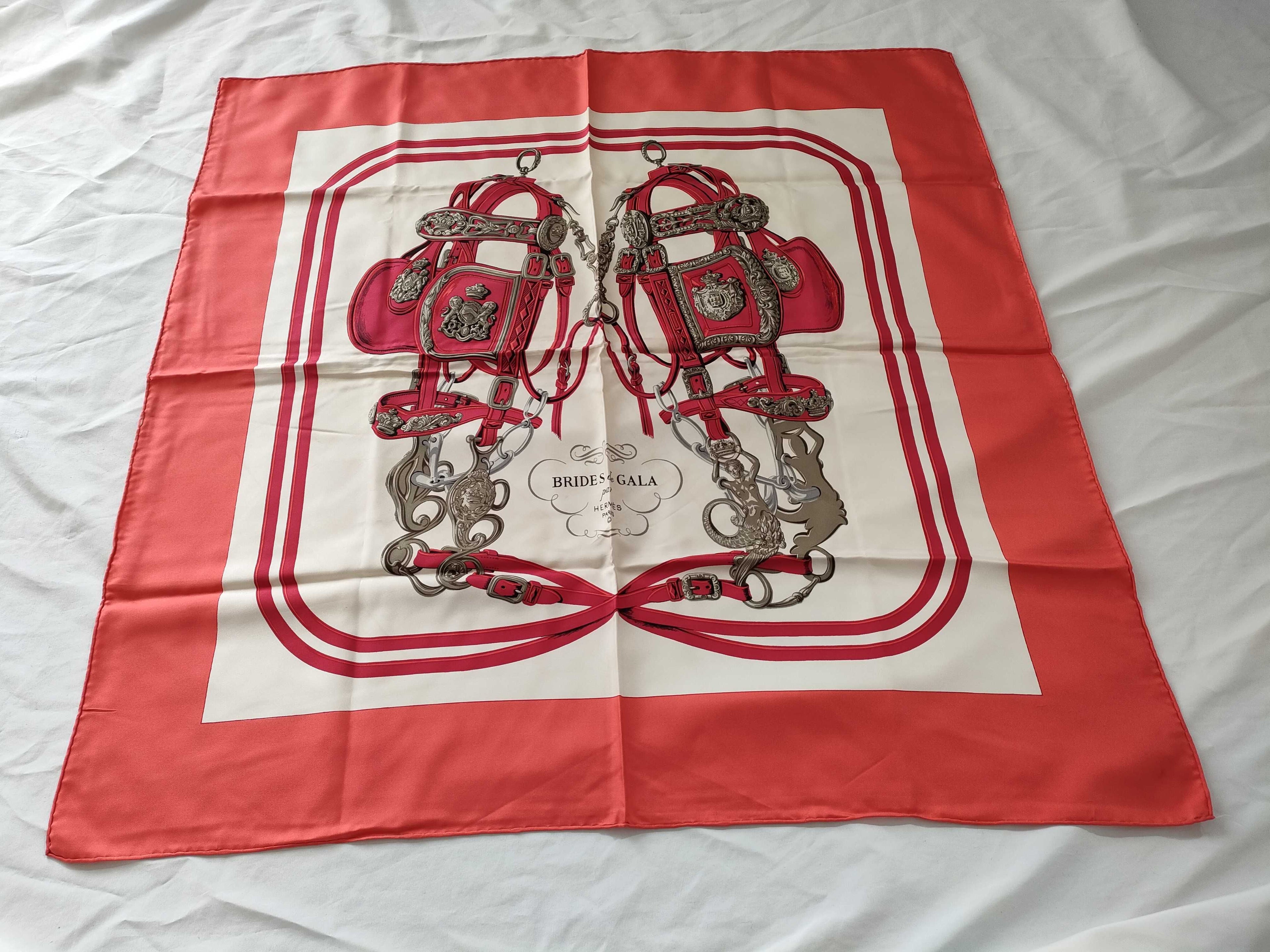 Two Hermes Silk Scarves