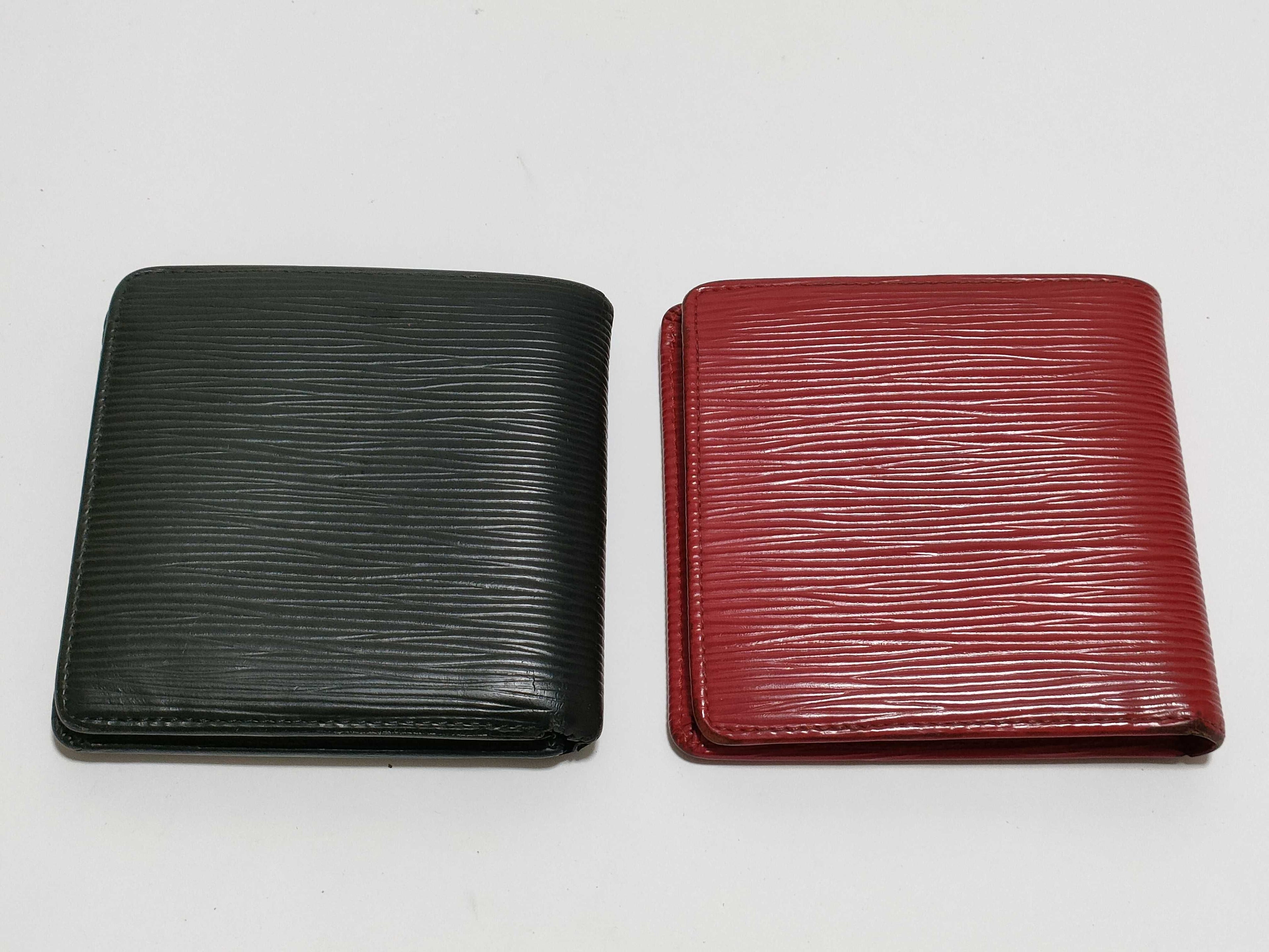 Two Louis Vuitton Epi Wallets