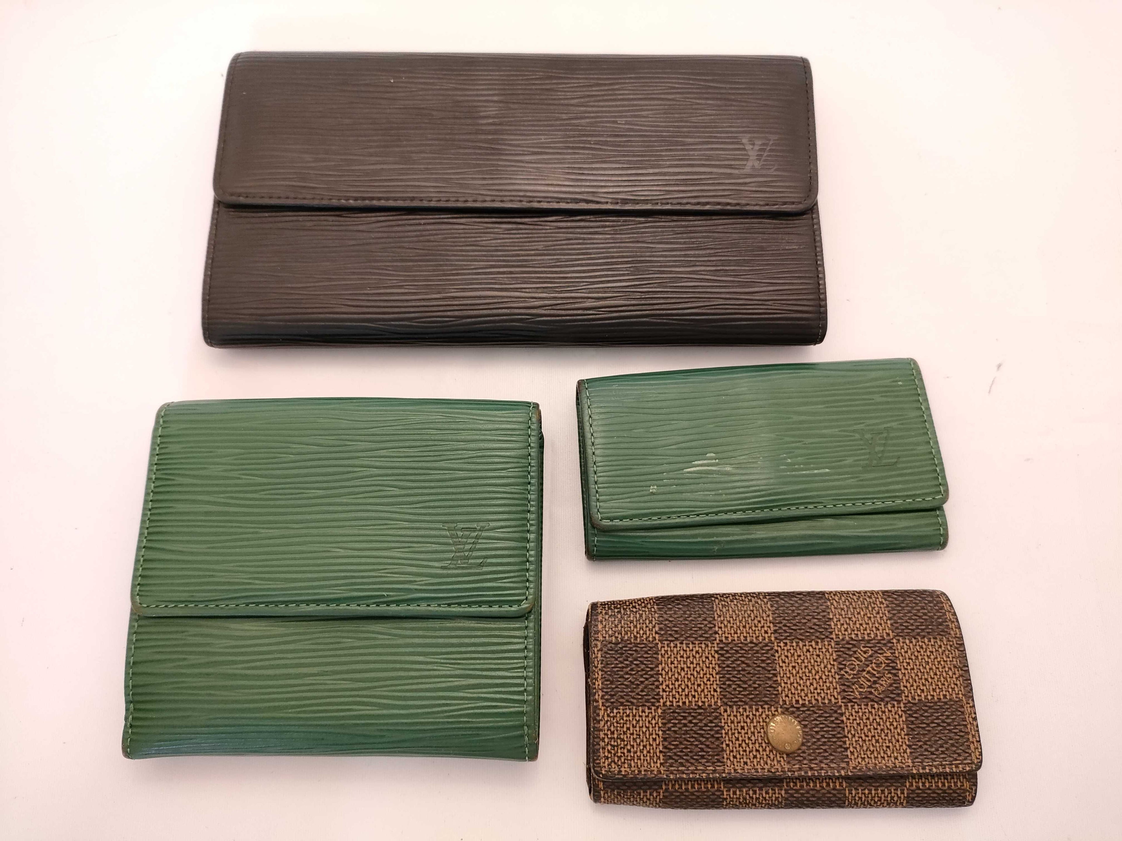 Louis Vuitton Epi Leather 4-Piece Wallet & Key Case Bundle