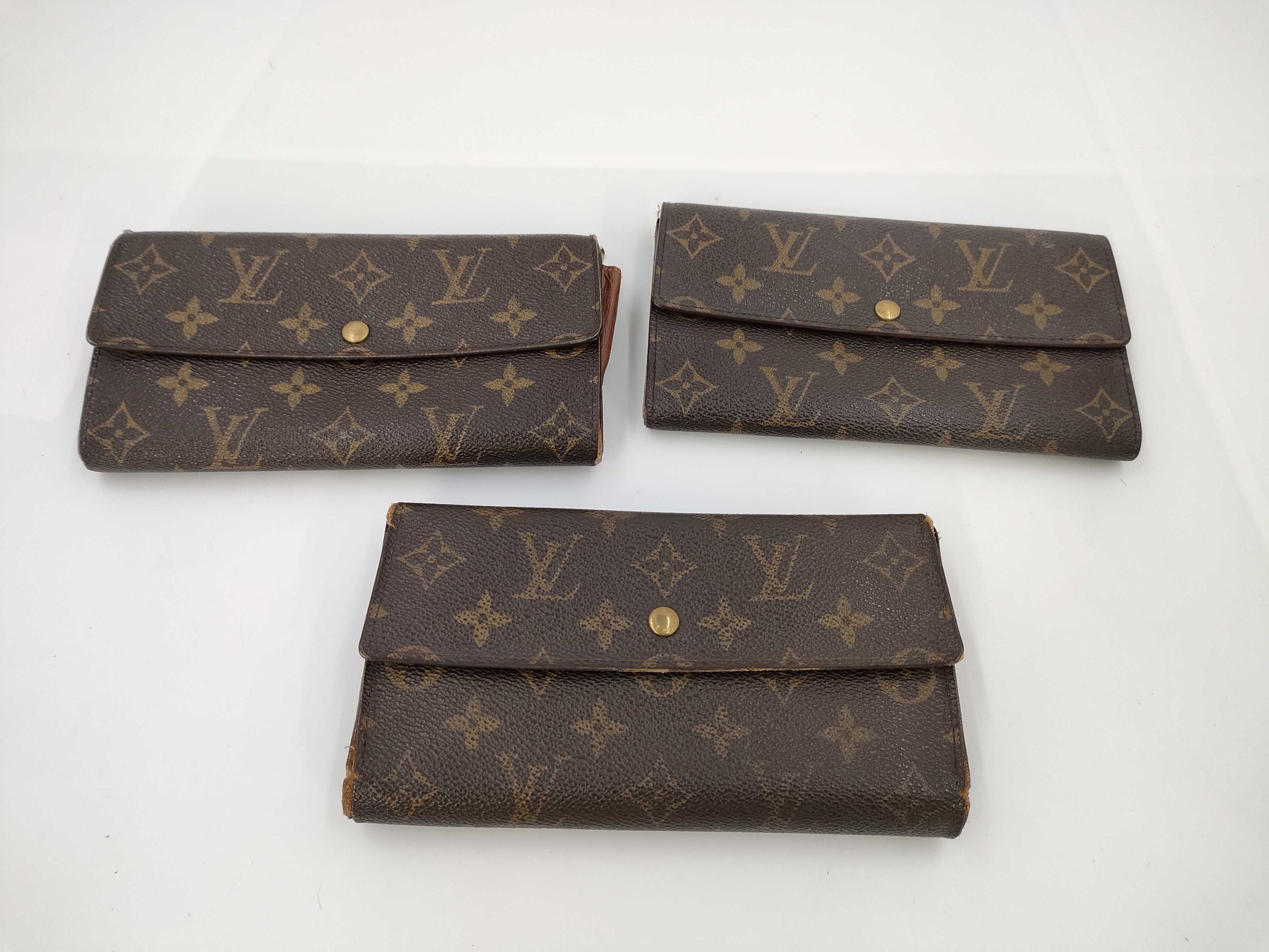 Louis Vuitton Monogram Wallet 3-Piece Bundle