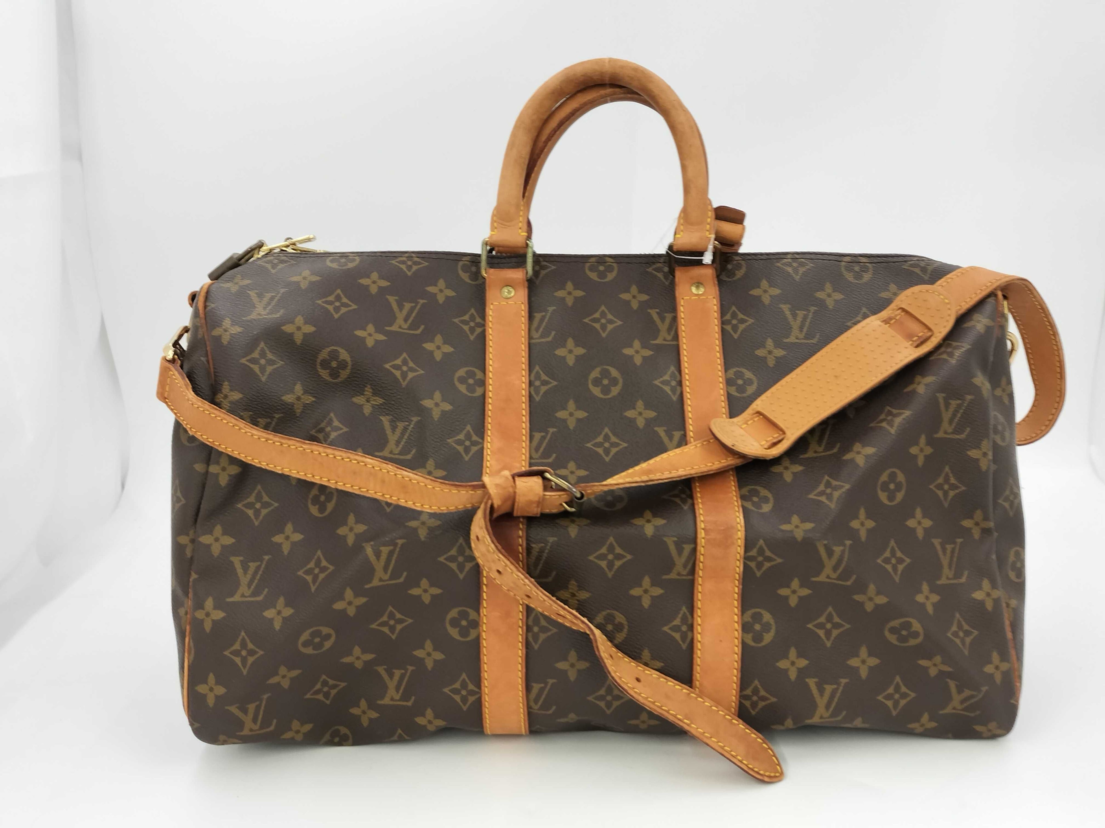 Louis Vuitton Monogram 45 Duffel Bag With Shoulder Strap
