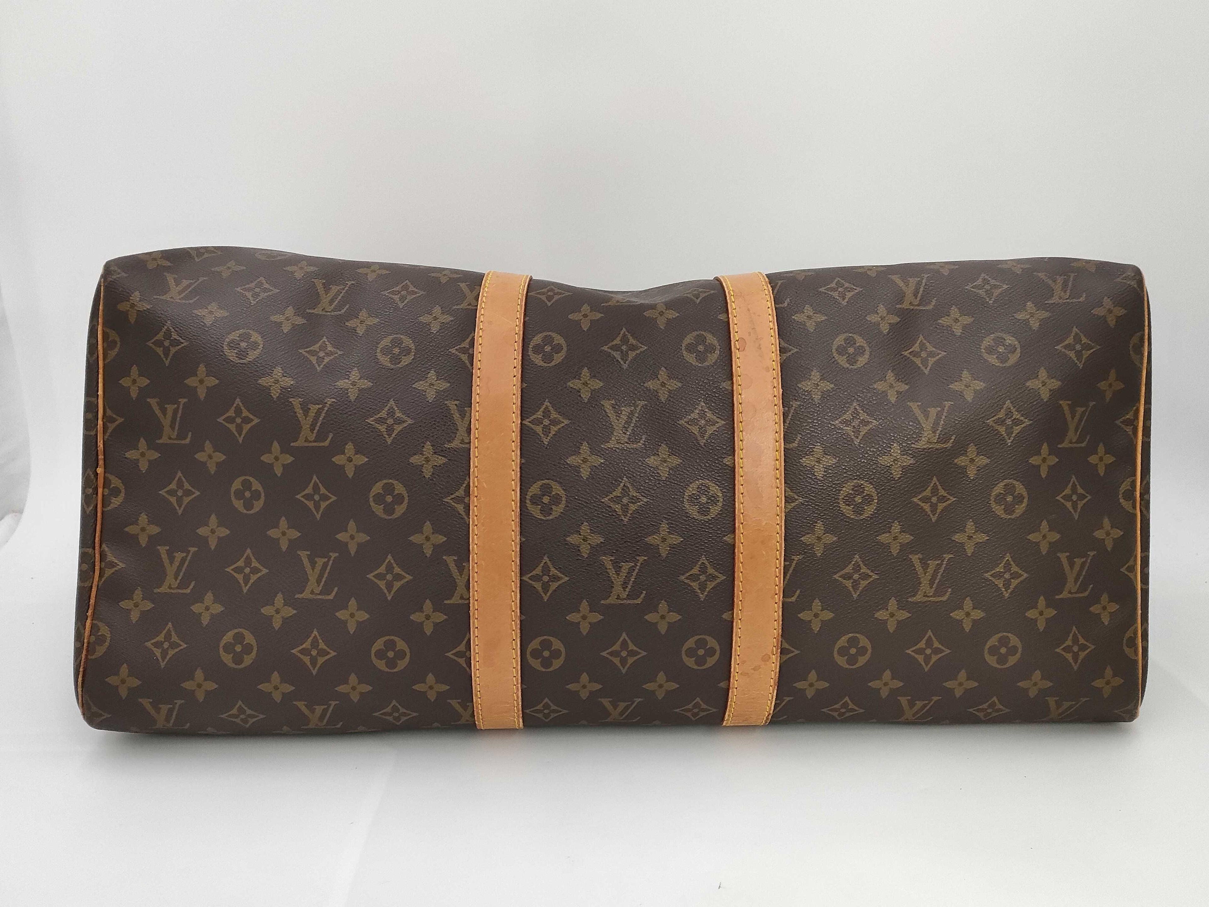 Louis Vuitton Monogram Keepall 55 Duffel Bag (M41424)