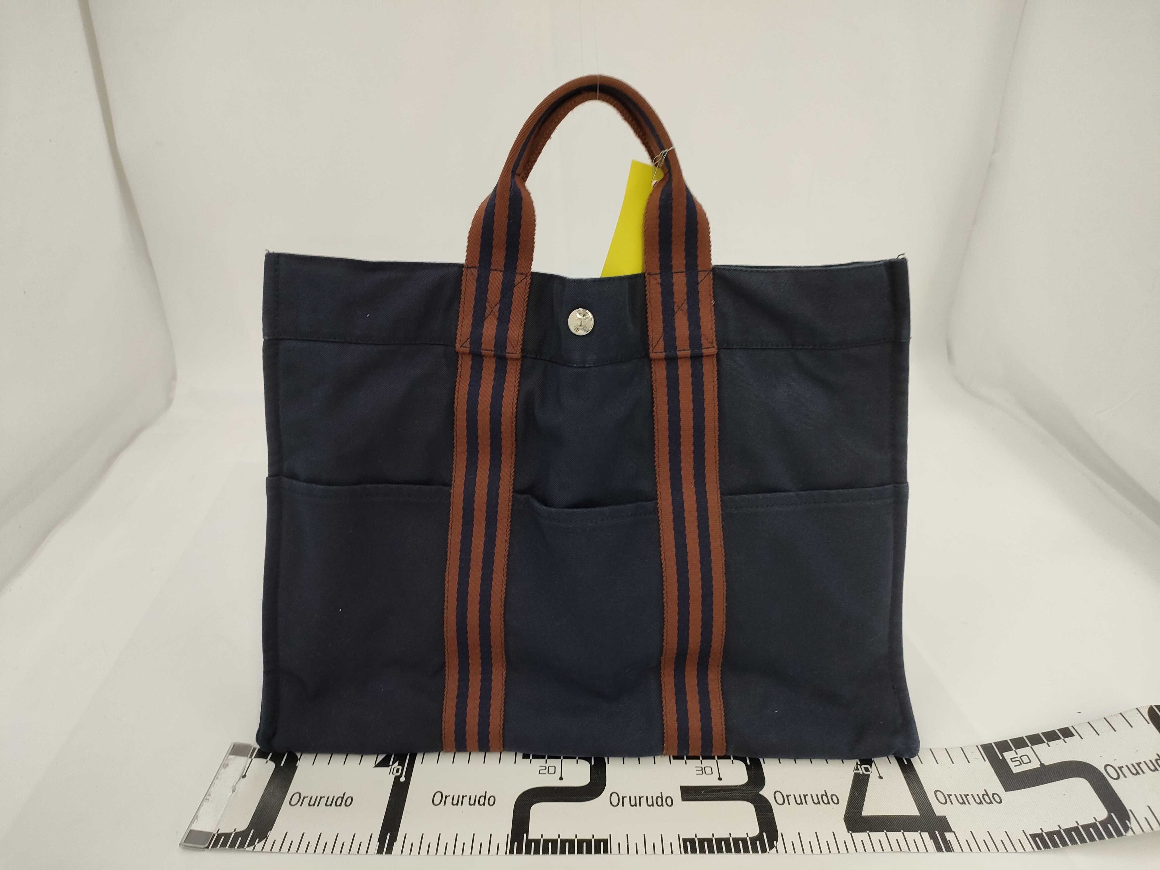 Hermès Fourre-Tout MM Canvas Tote Bag