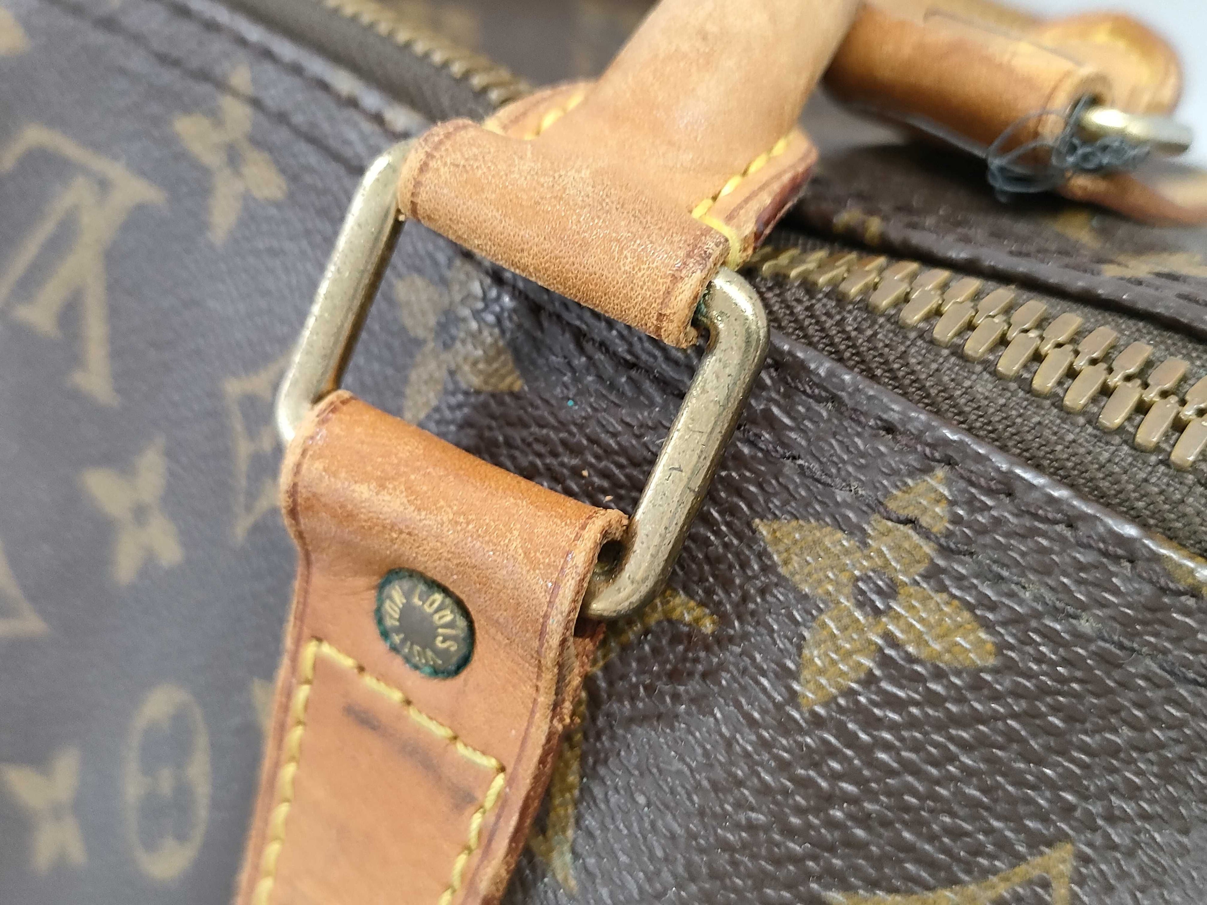 Louis Vuitton Monogram Keepall 60 Duffel Bag With Shoulder Strap (M41412)