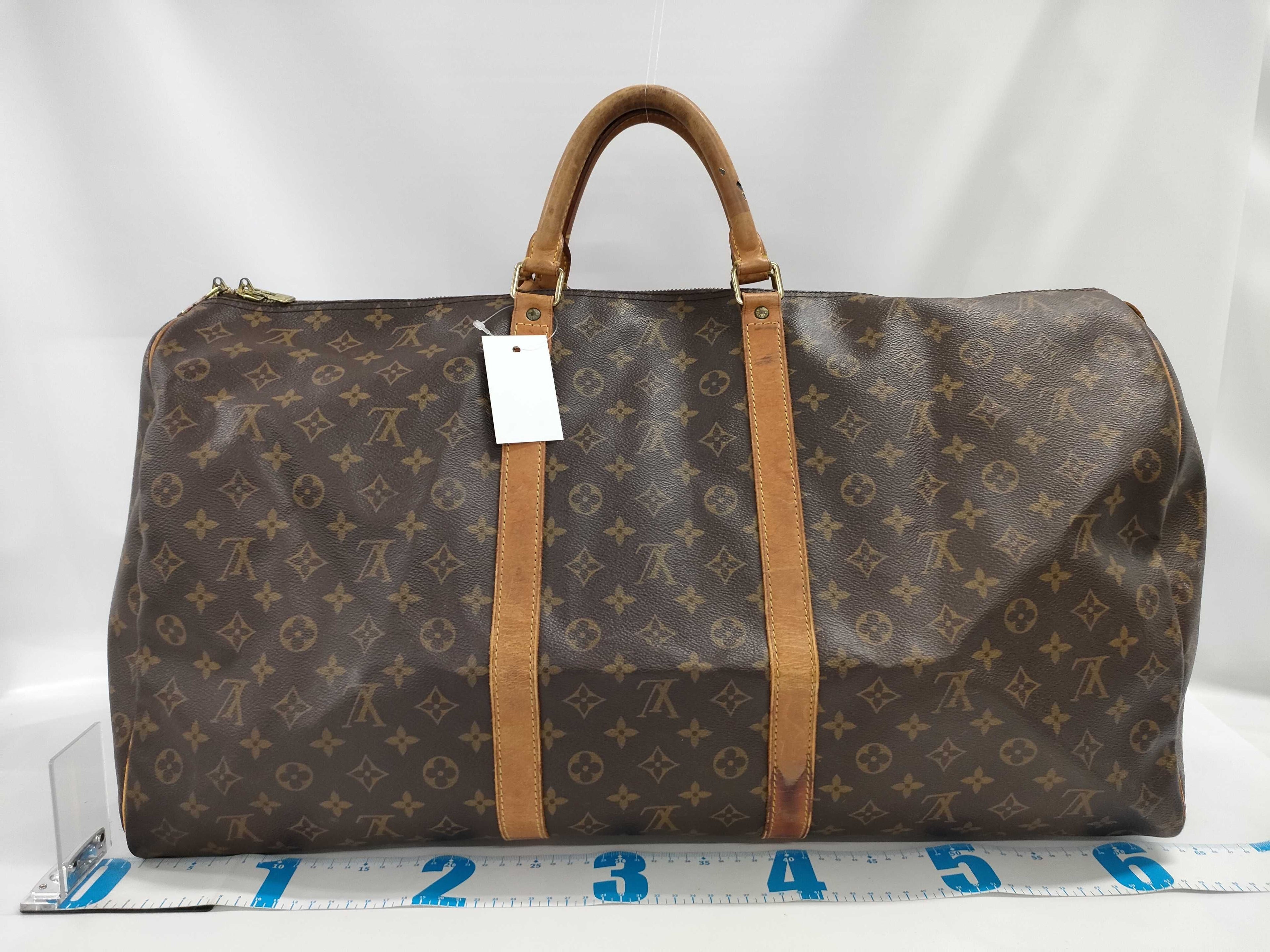 Louis Vuitton Monogram Keepall 60 Duffel Bag With Shoulder Strap (M41412)