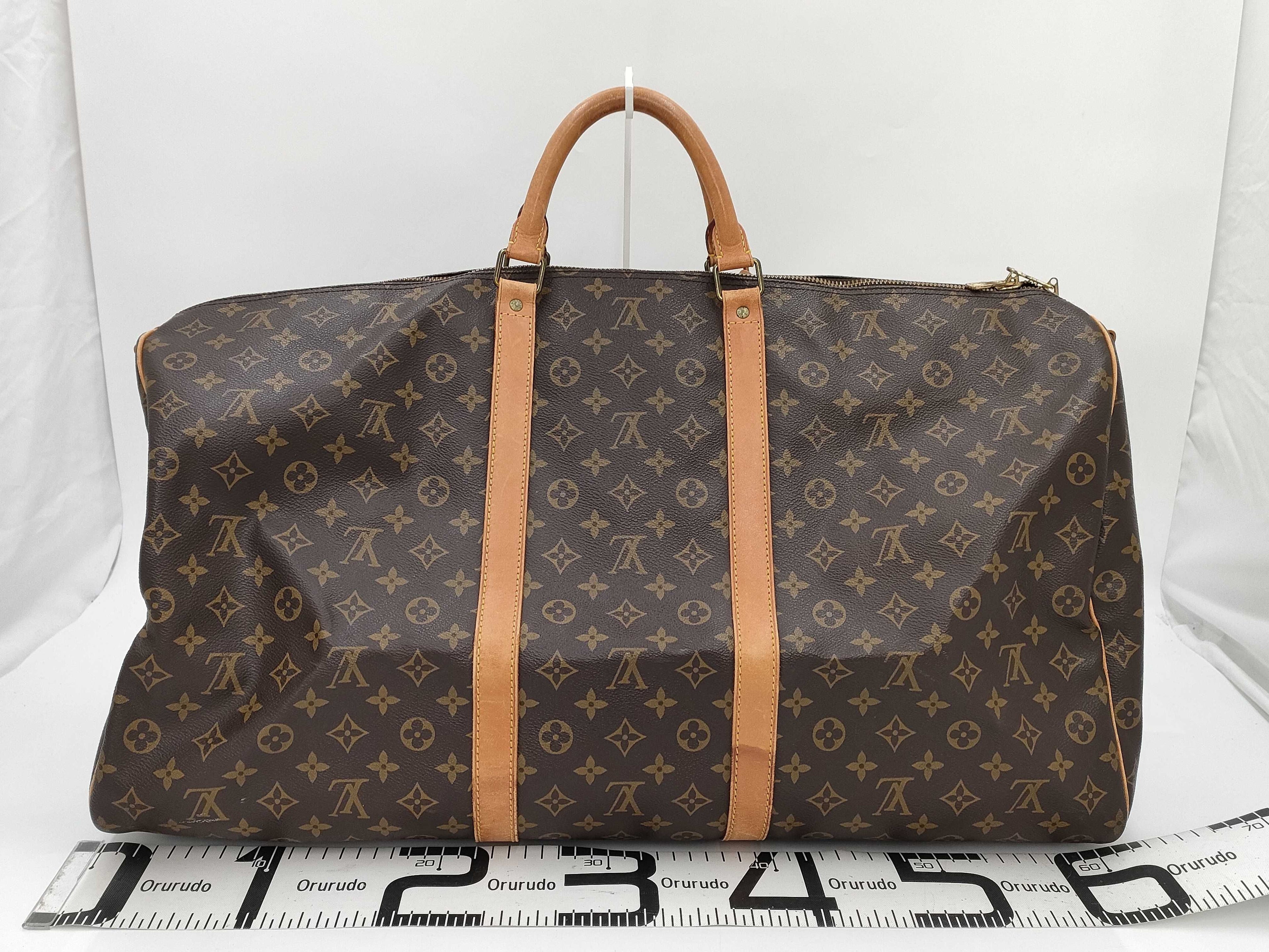 Louis Vuitton Monogram Keepall 60 Duffel Bag With Shoulder Strap