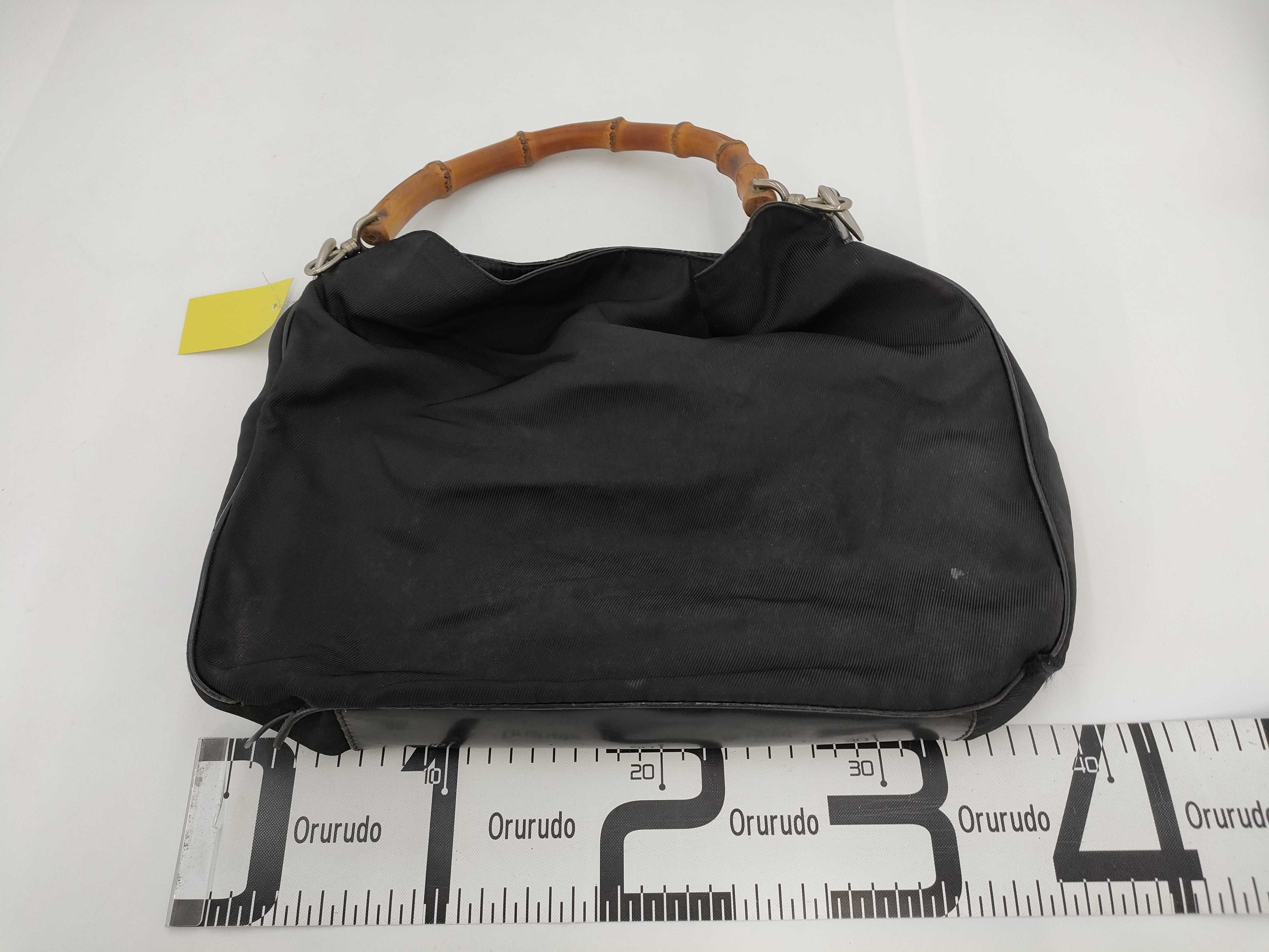 Gucci Bamboo Handle Leather Handbag