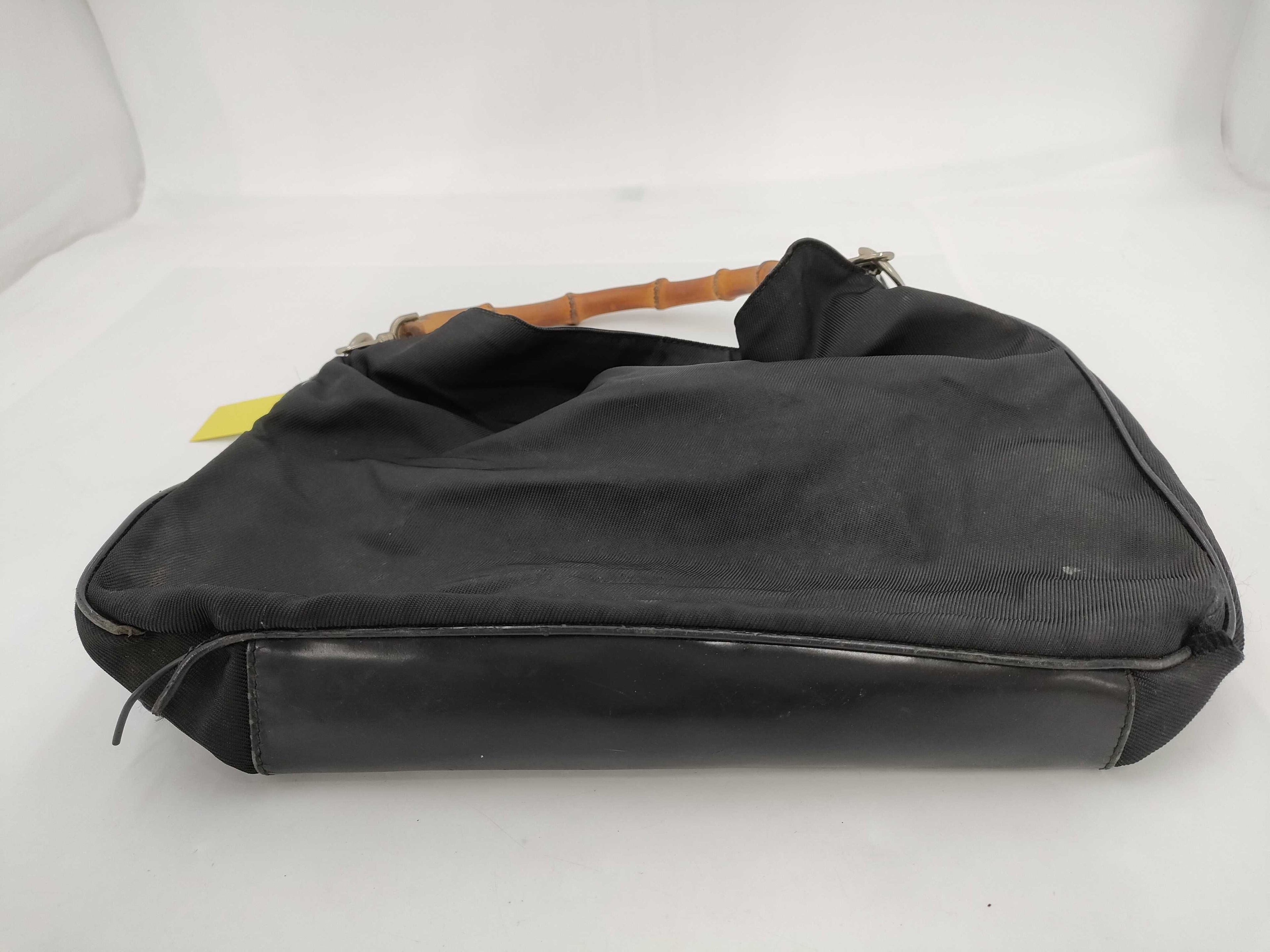 Gucci Bamboo Handle Leather Handbag