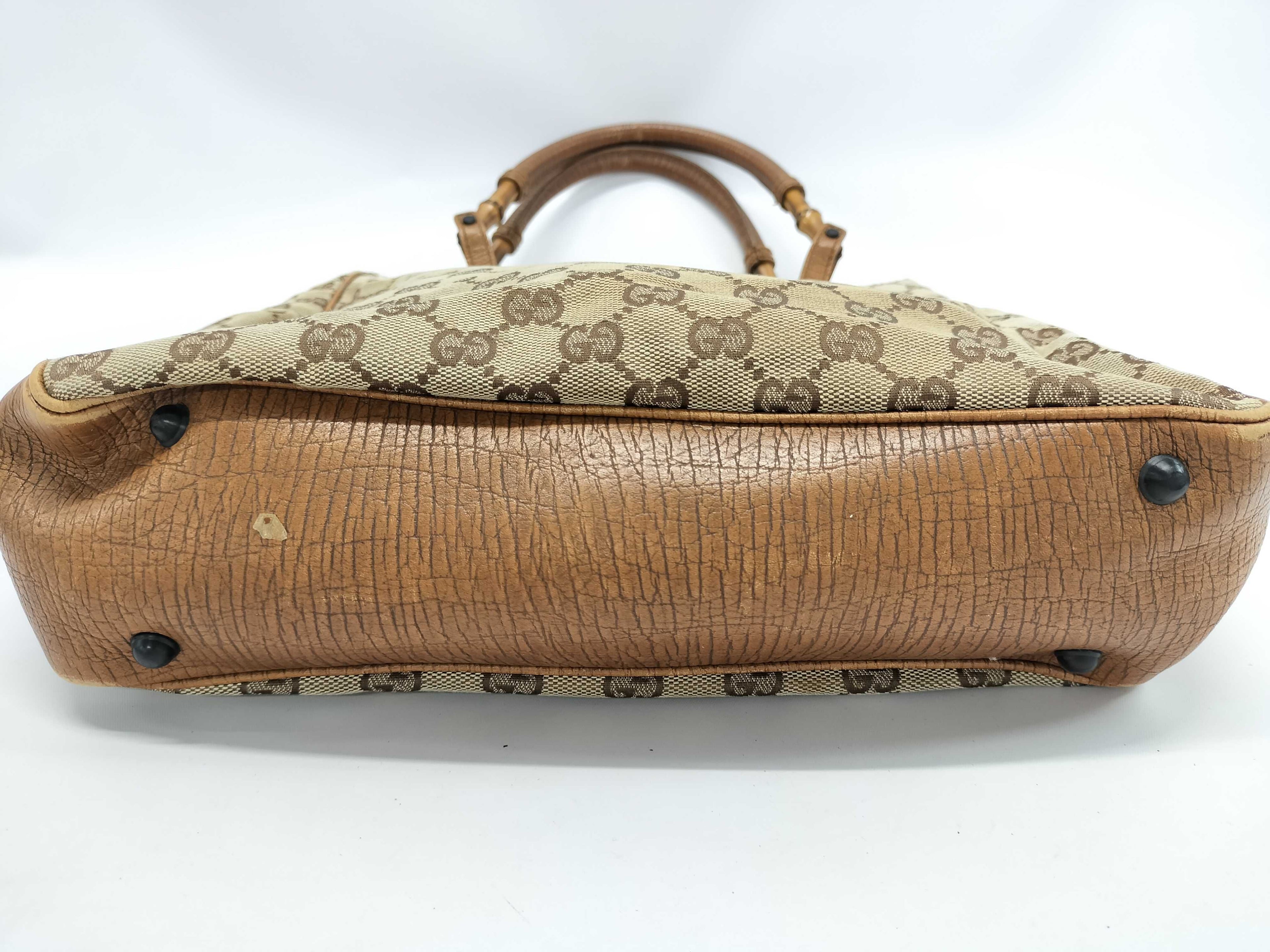 Gucci Bamboo GG Monogram Handbag