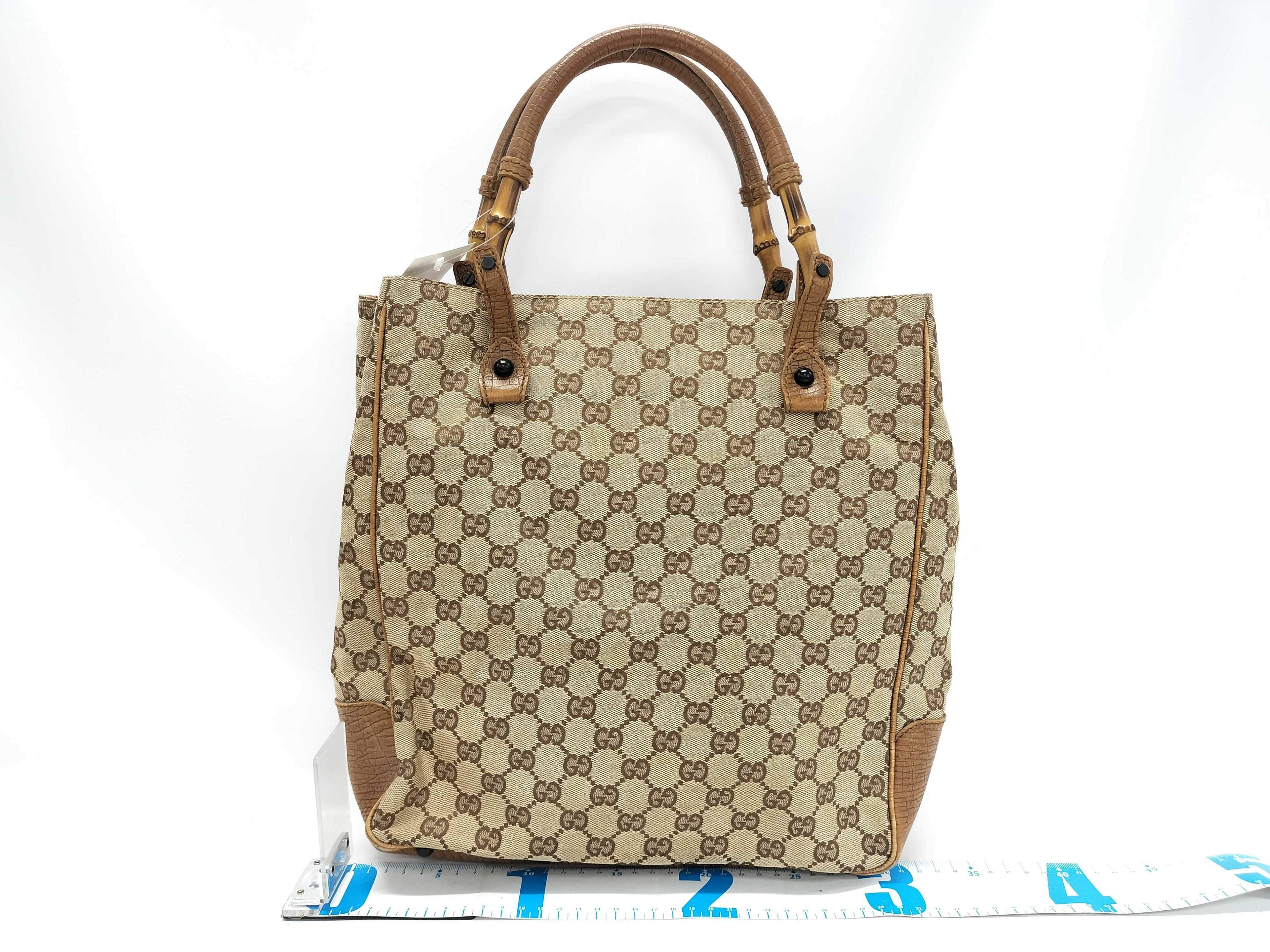 Gucci Bamboo GG Monogram Handbag