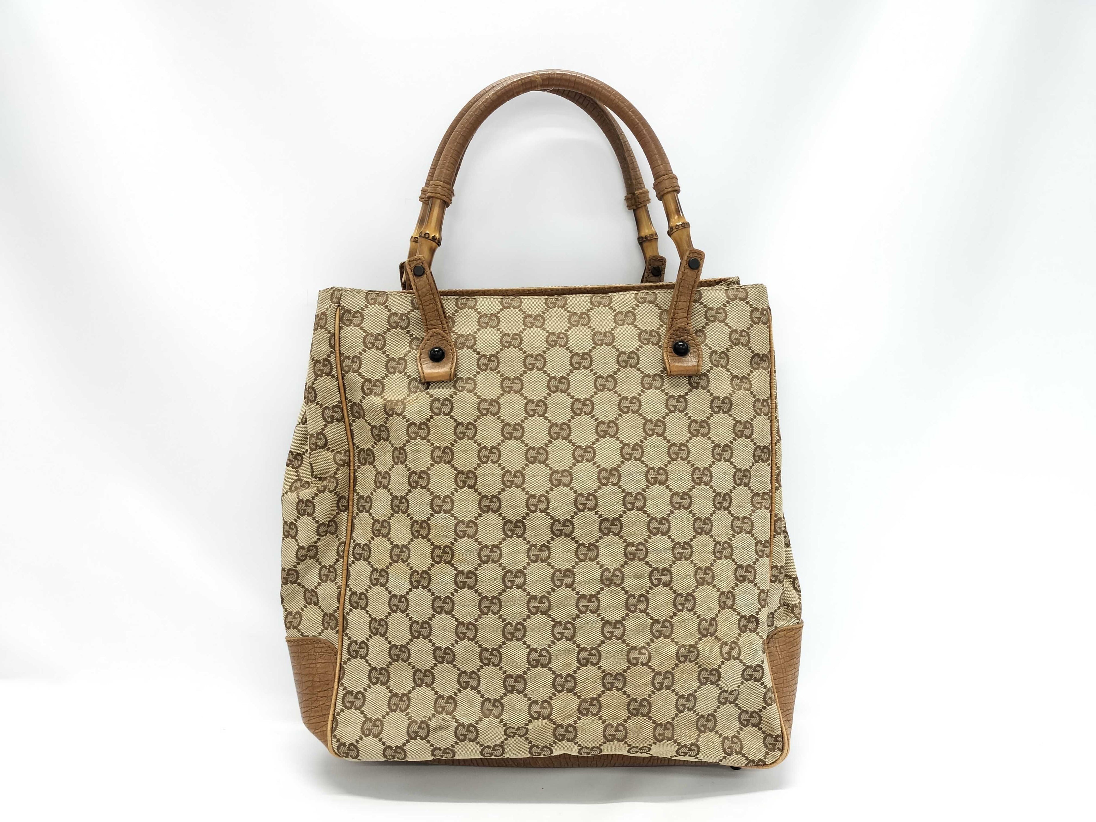 Gucci Bamboo GG Monogram Handbag