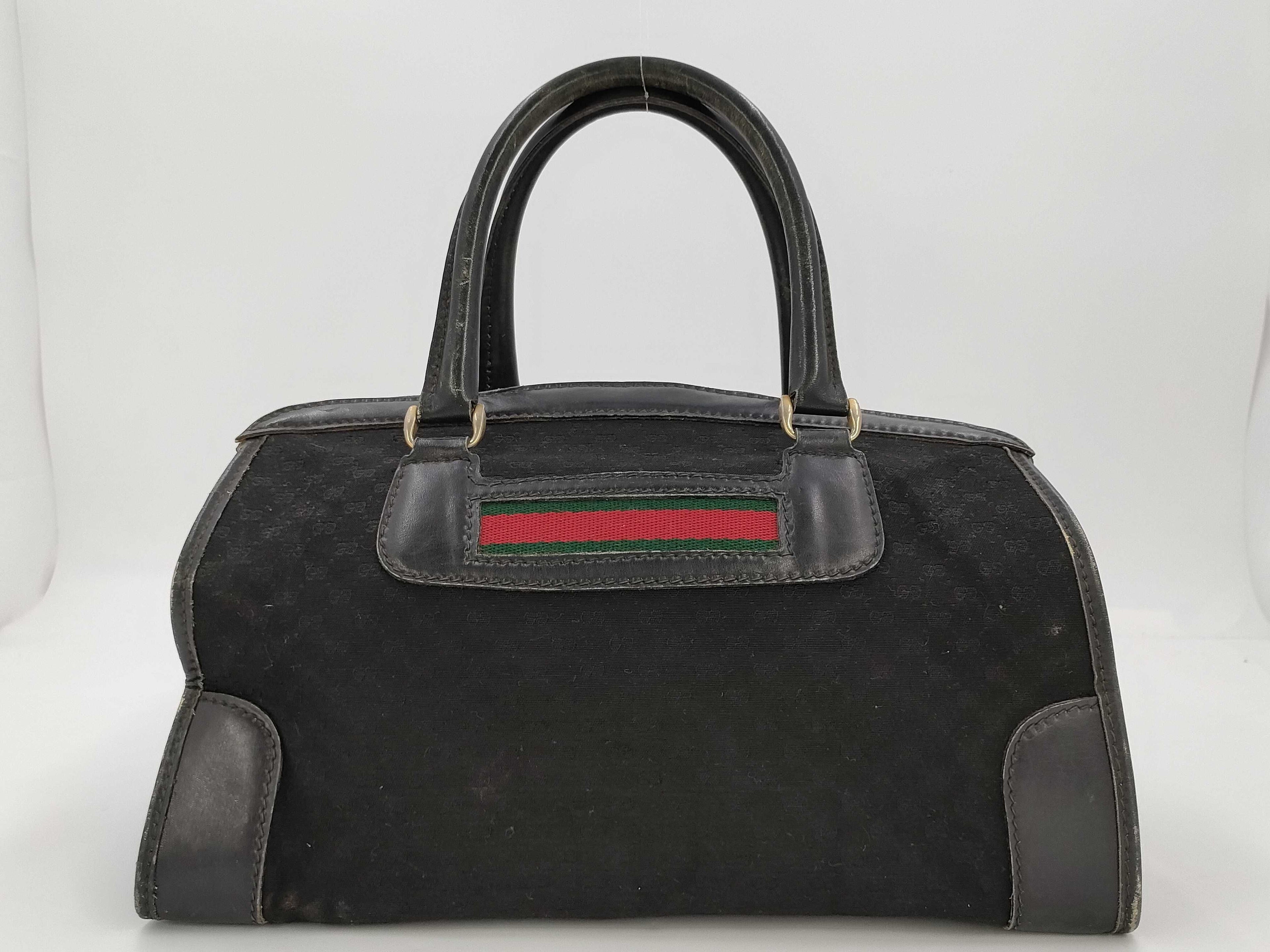 Gucci Vintage GG Canvas Duffle Bag