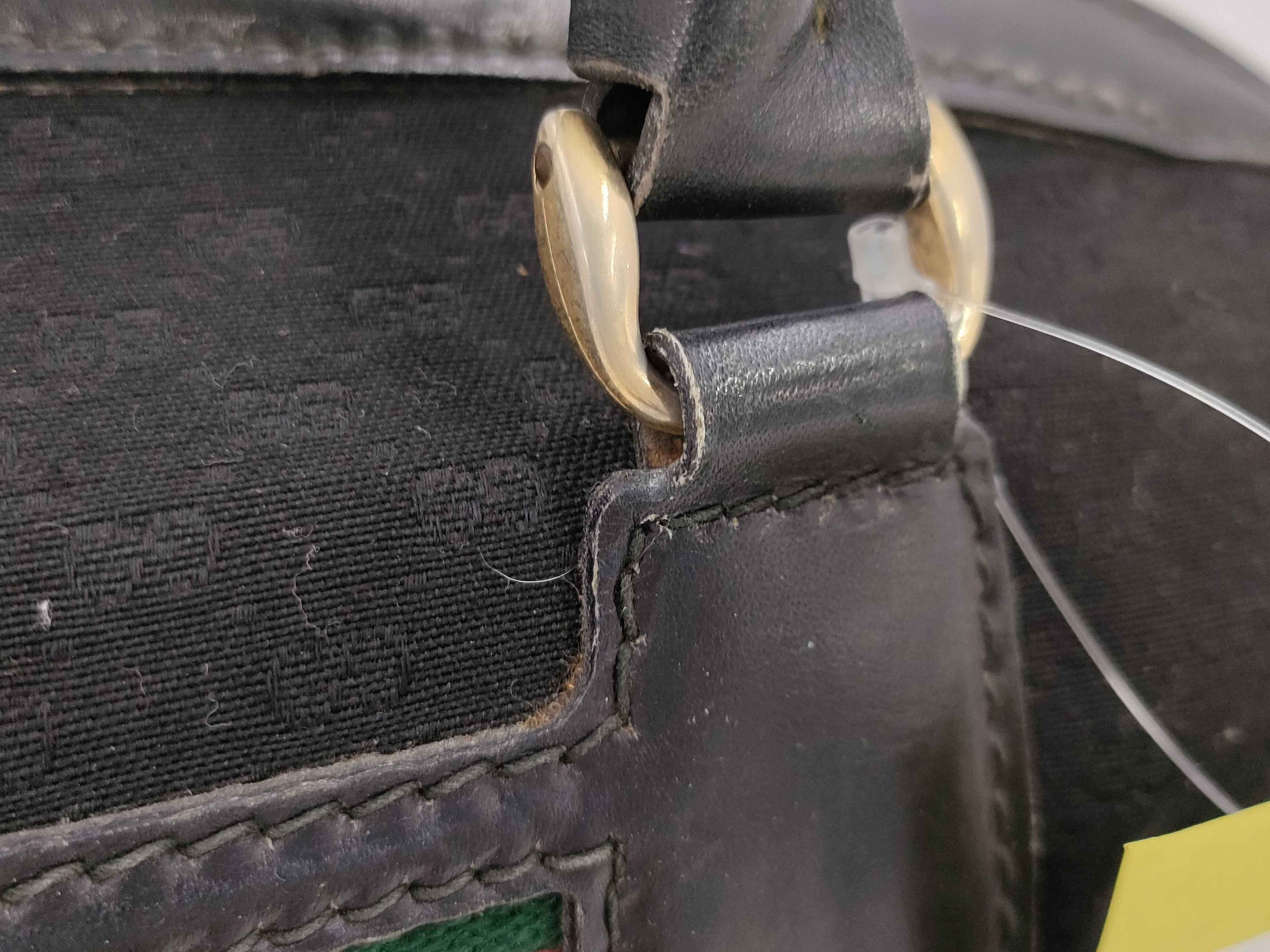 Gucci Vintage GG Canvas Duffle Bag