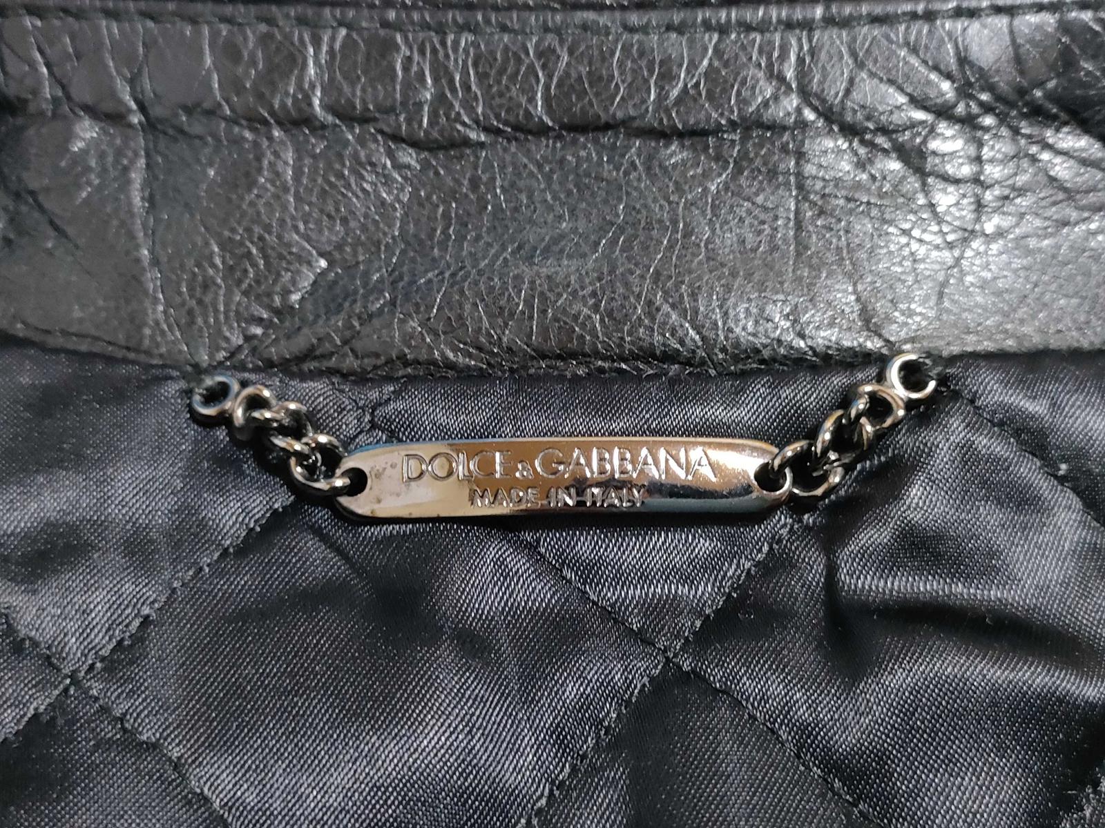Vintage Dolce & Gabbana Leather Jacket