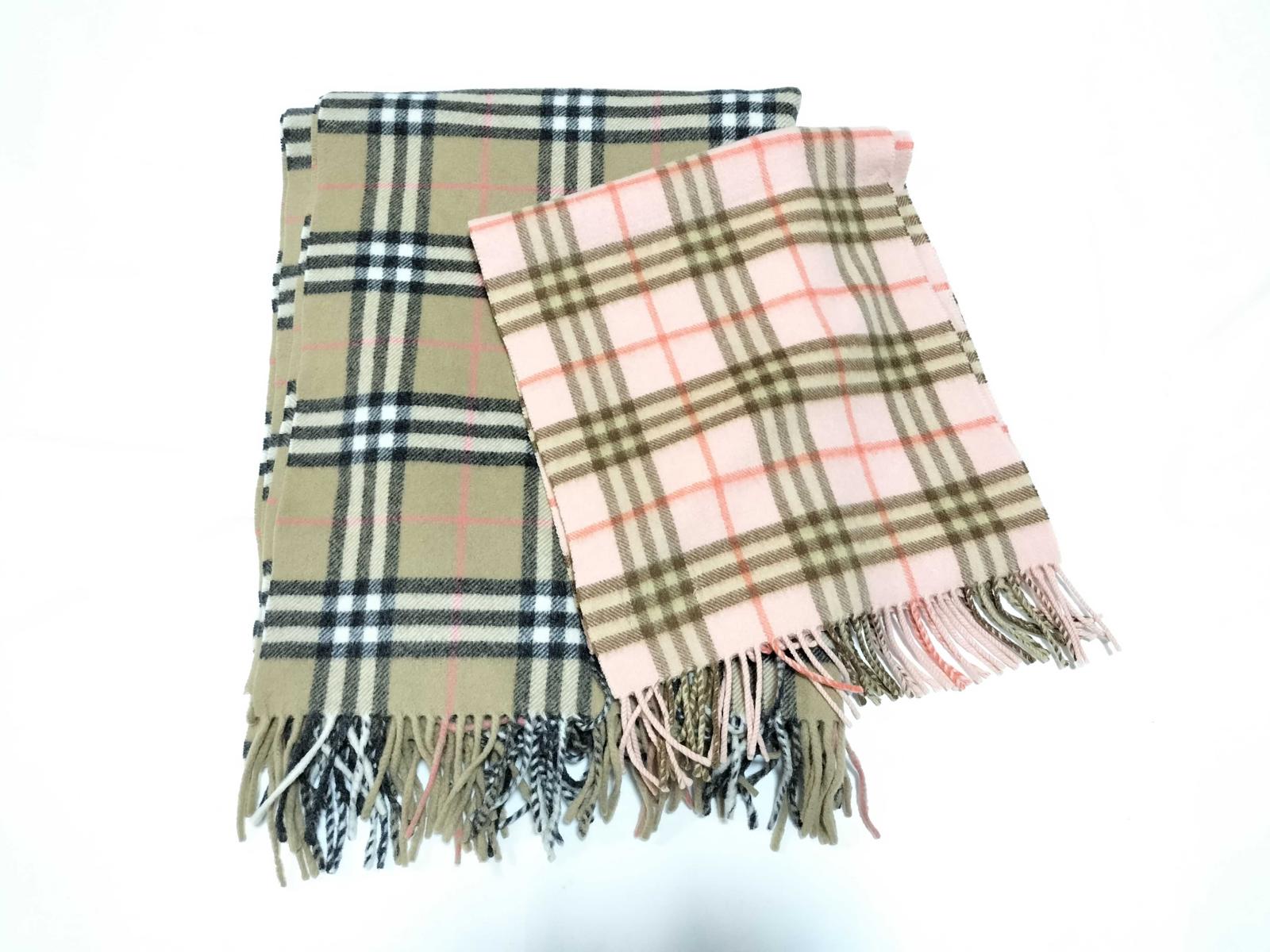 Vintage Burberry Scarf Set