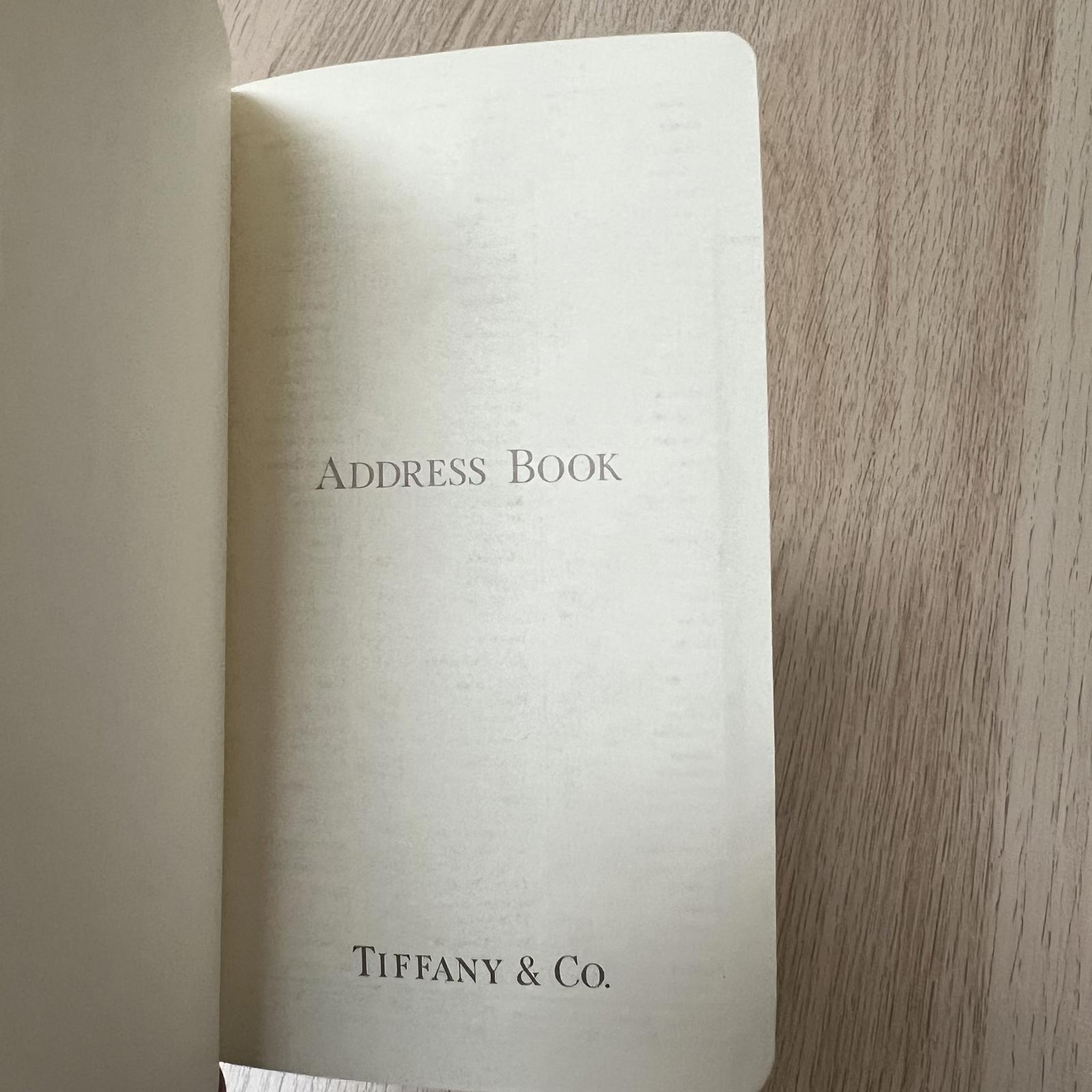 Vintage Tiffany & Co. Leather Address Book
