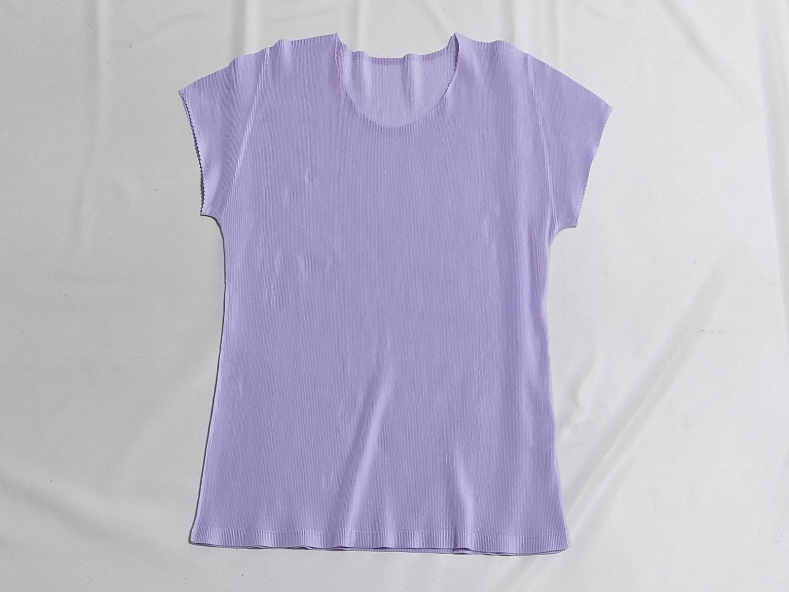 Pleats Please Issey Miyake Purple Top