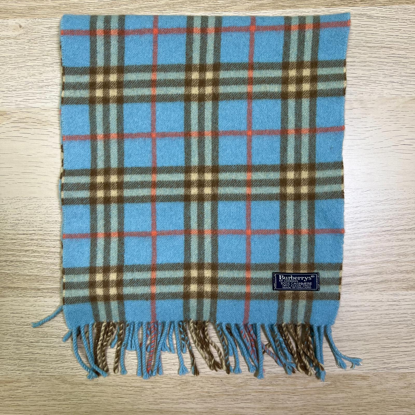 Vintage Burberrys 100% Cashmere Scarf