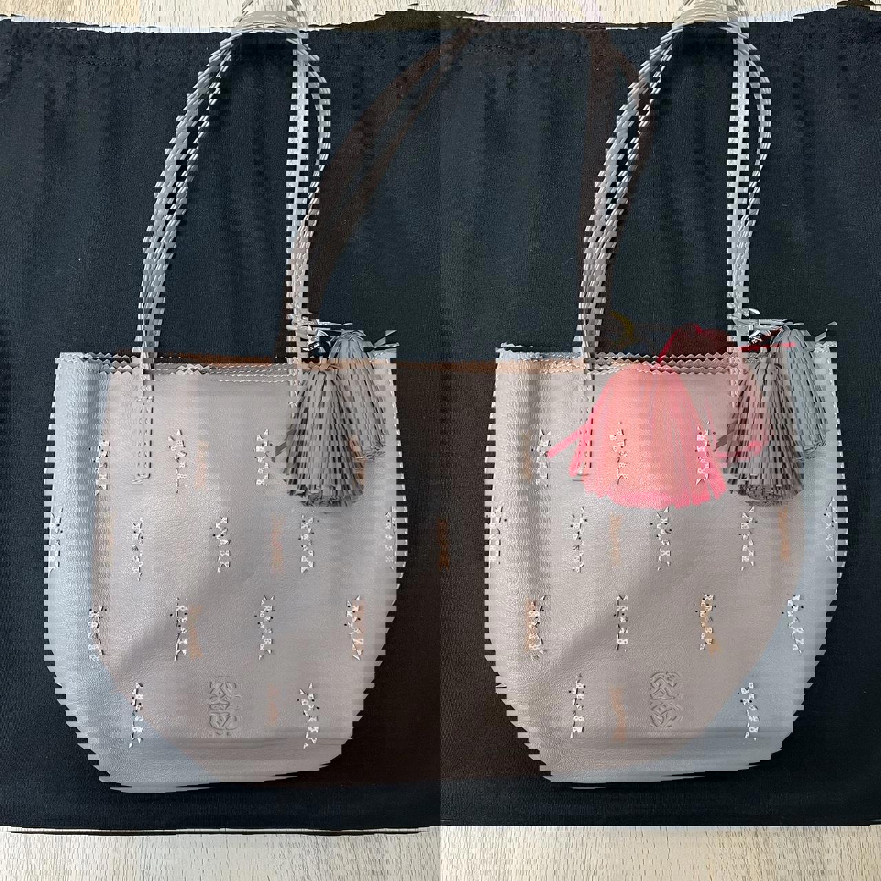 Loewe Anagram Tassel Leather Bag