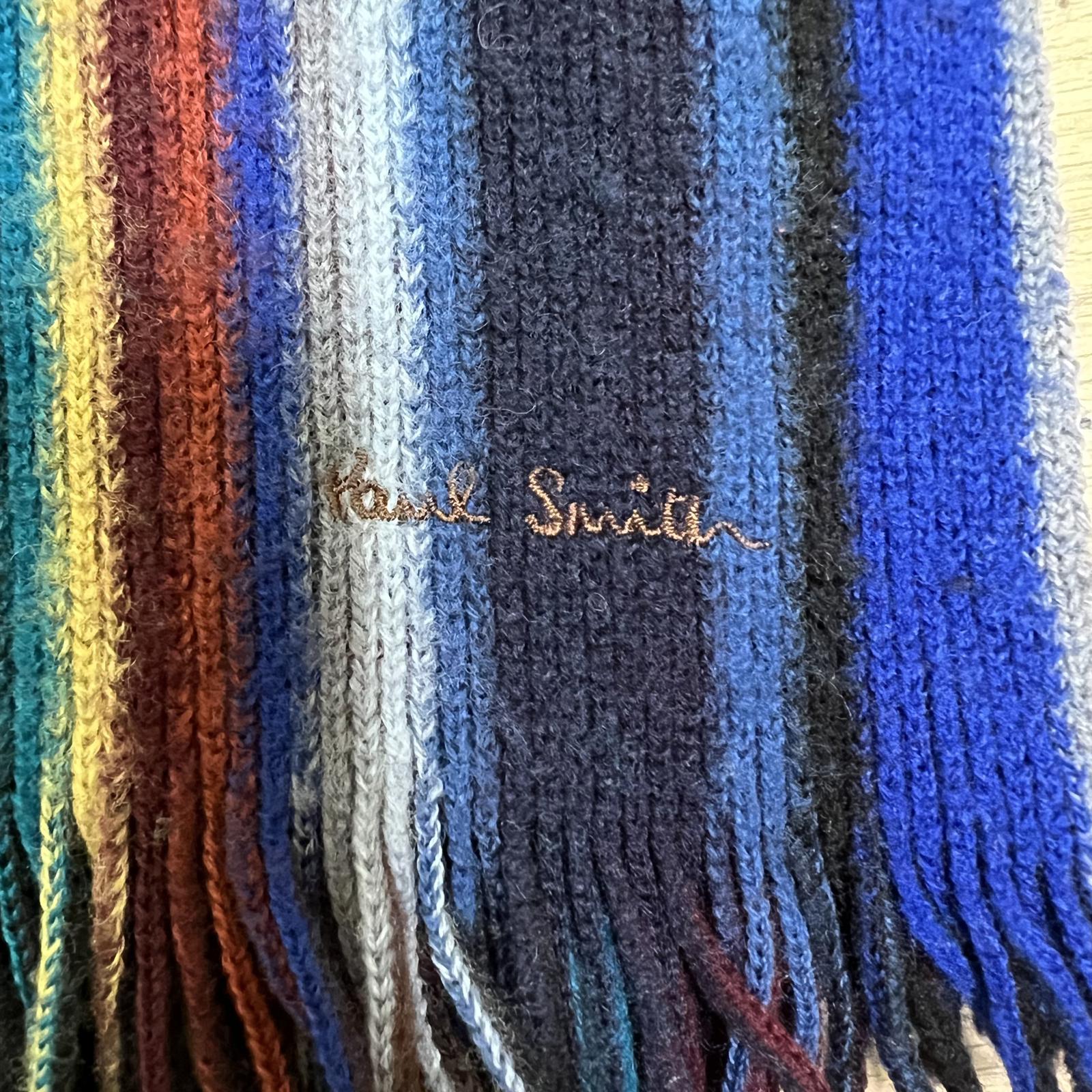 Vintage Paul Smith 100% Wool Scarf