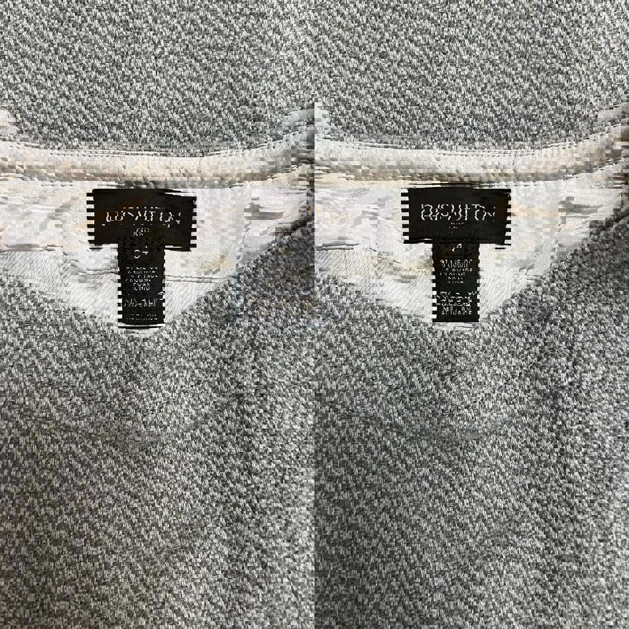 Louis Vuitton Women's Grey Skirt
