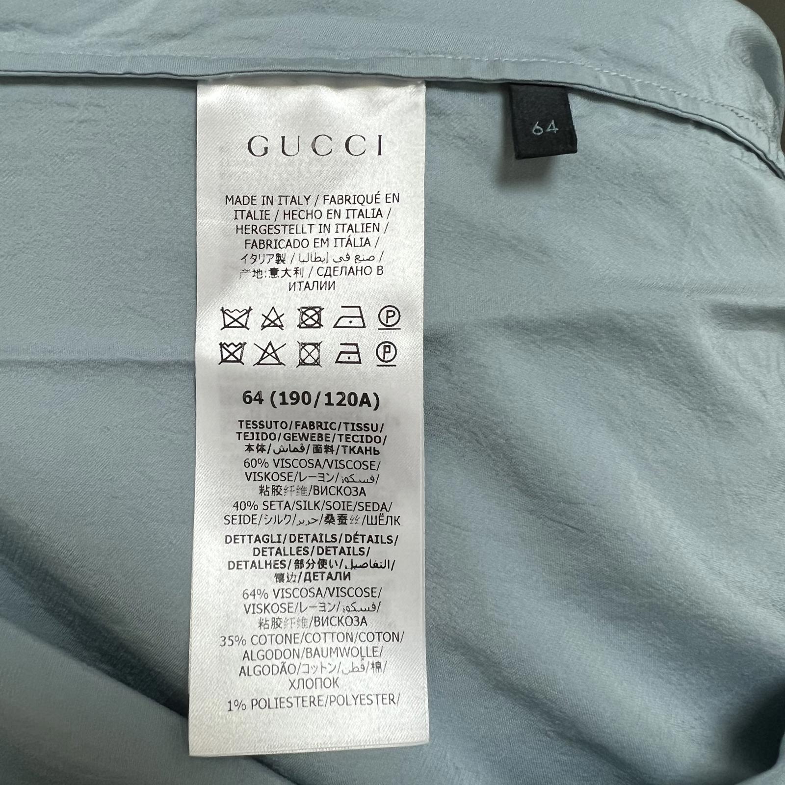 Gucci Silk Button Up