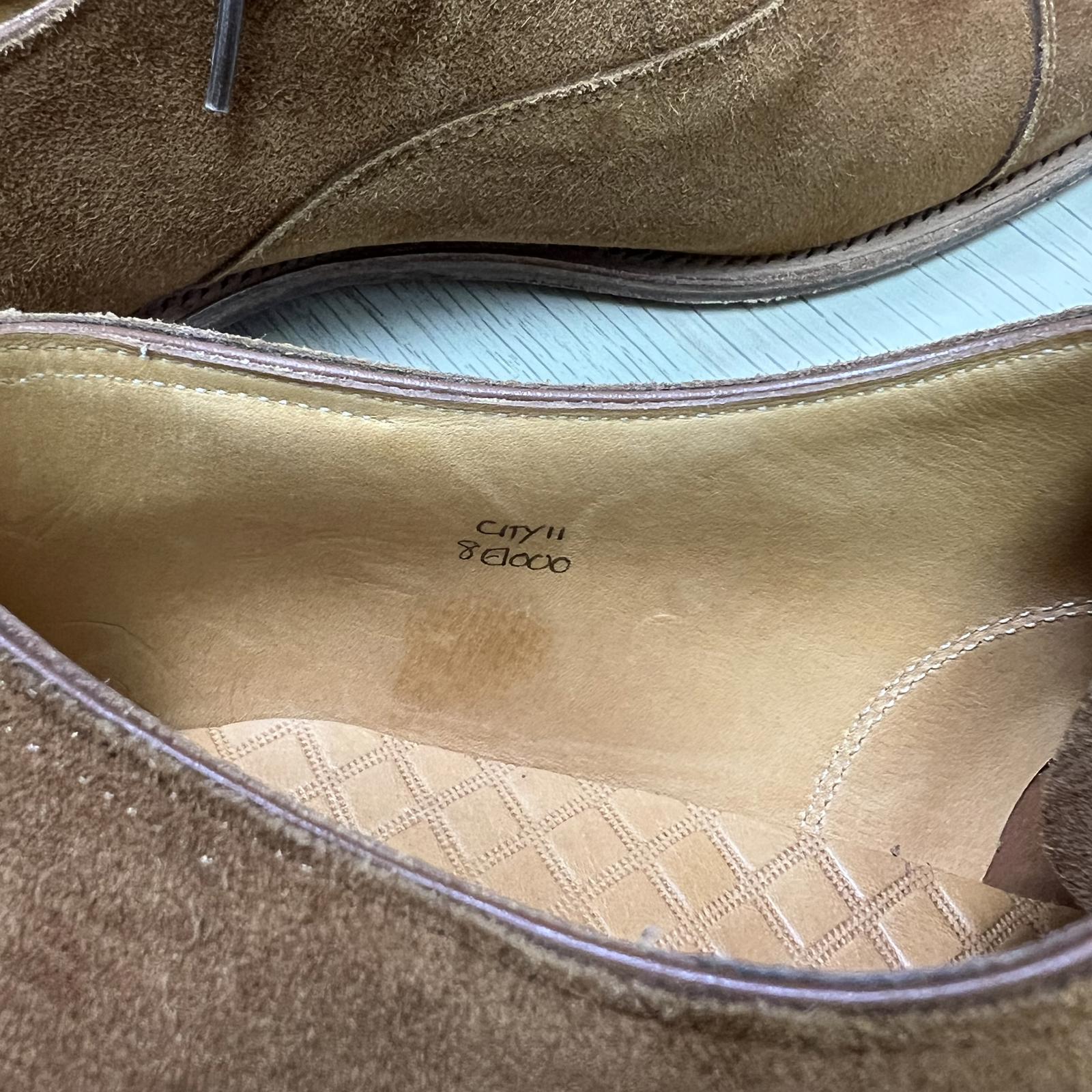 John Lobb Suede Oxford Shoes