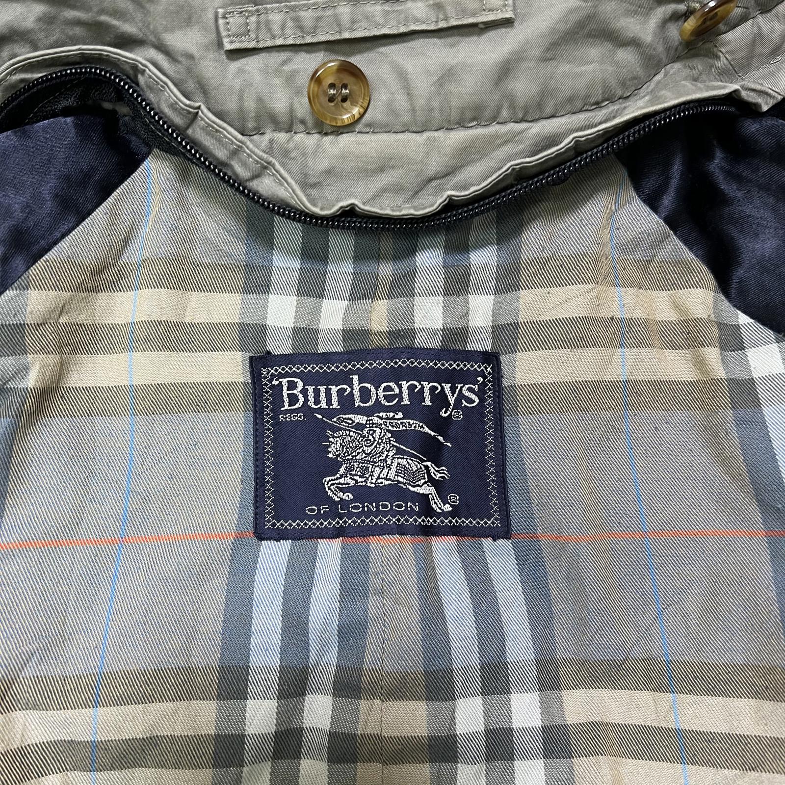 Vintage Burberrys Olive Green Trench Coat