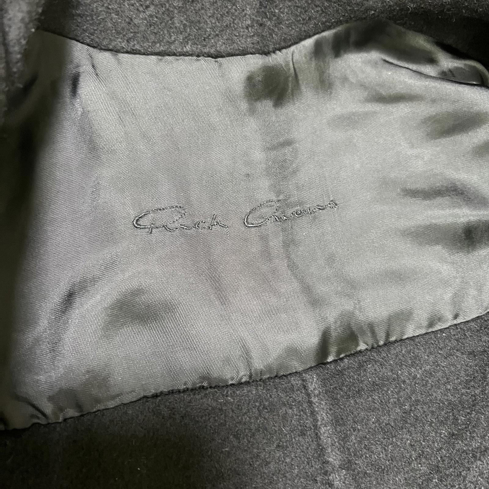 Rick Owens Leather and Cashmere Biker Jacket