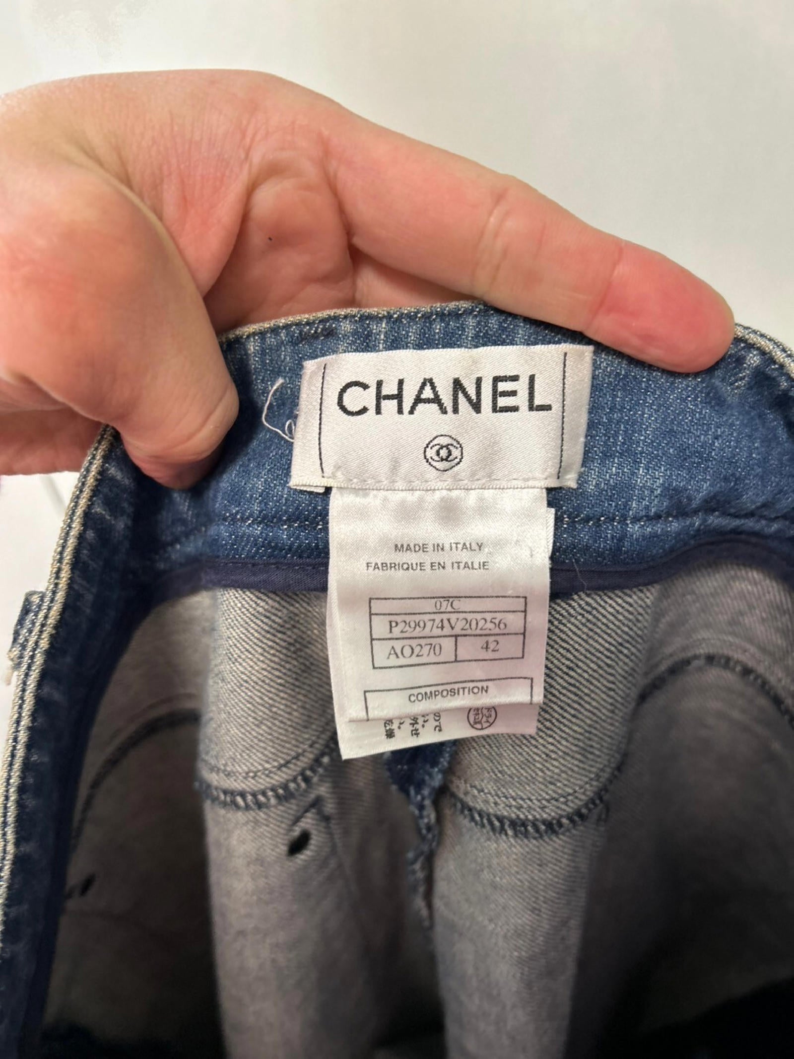 Vintage Chanel Denim Jeans