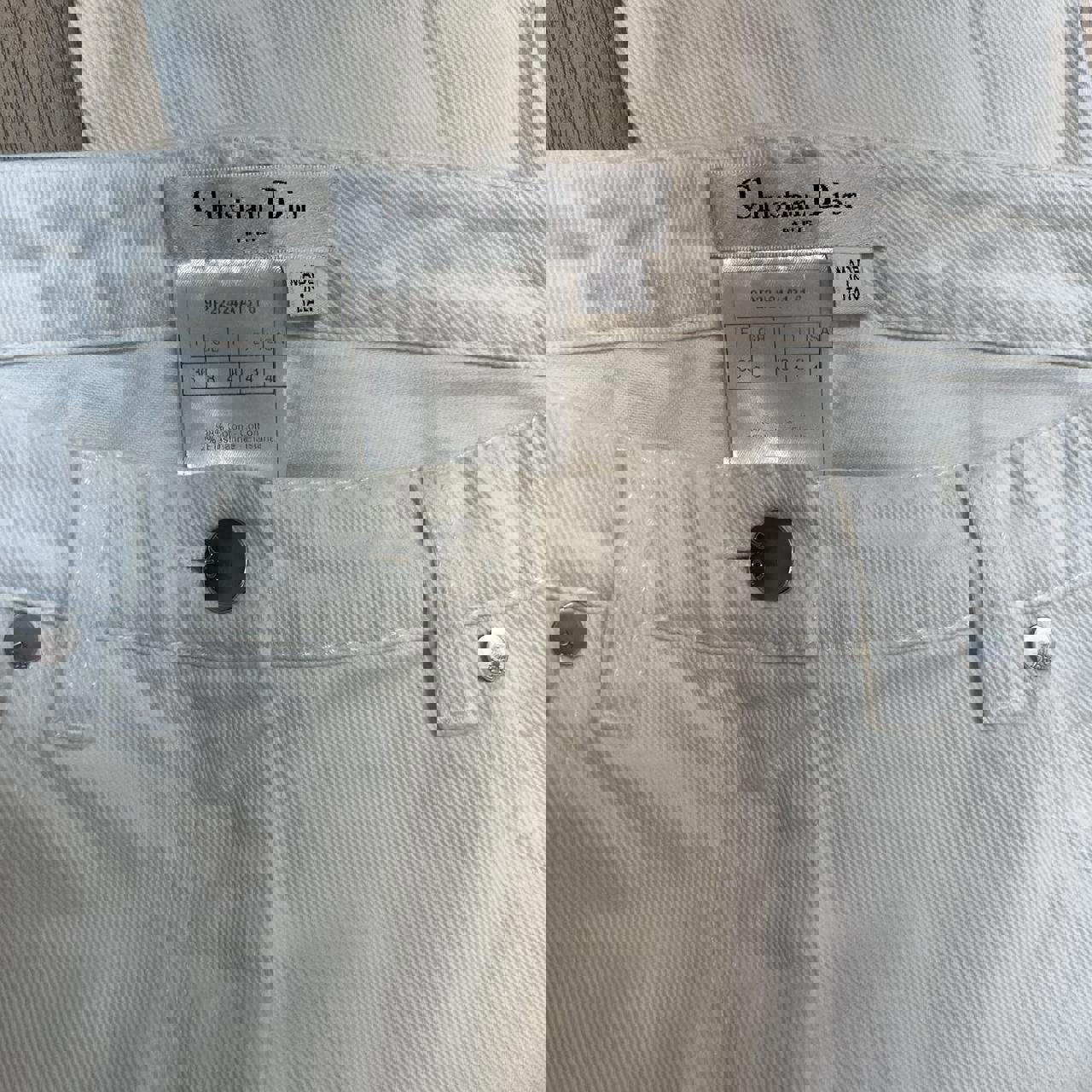 Christian Dior Women's White Jeans