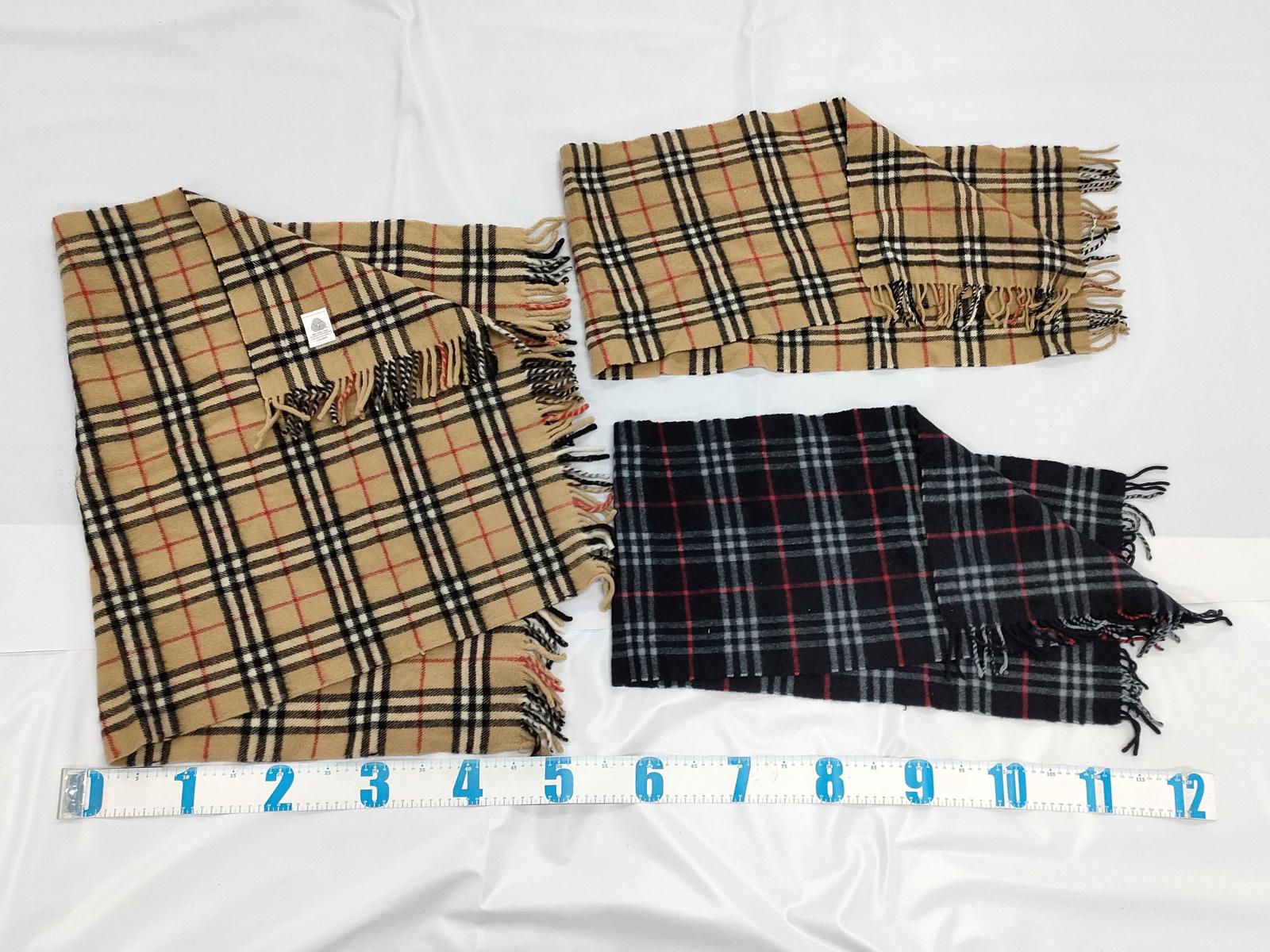 Vintage Burberry Scarf Bundle